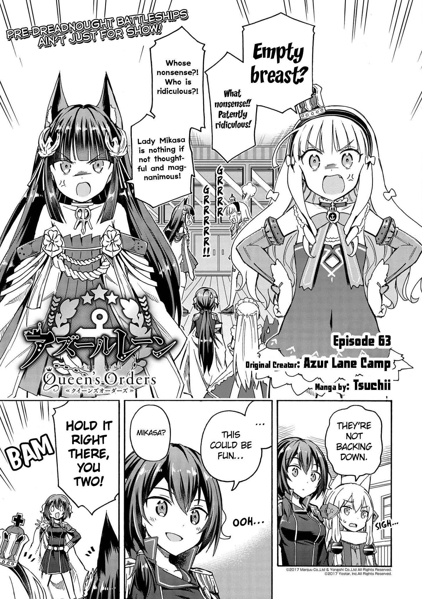 Page 1 Chapter 63 Azur Lane: Queens Orders