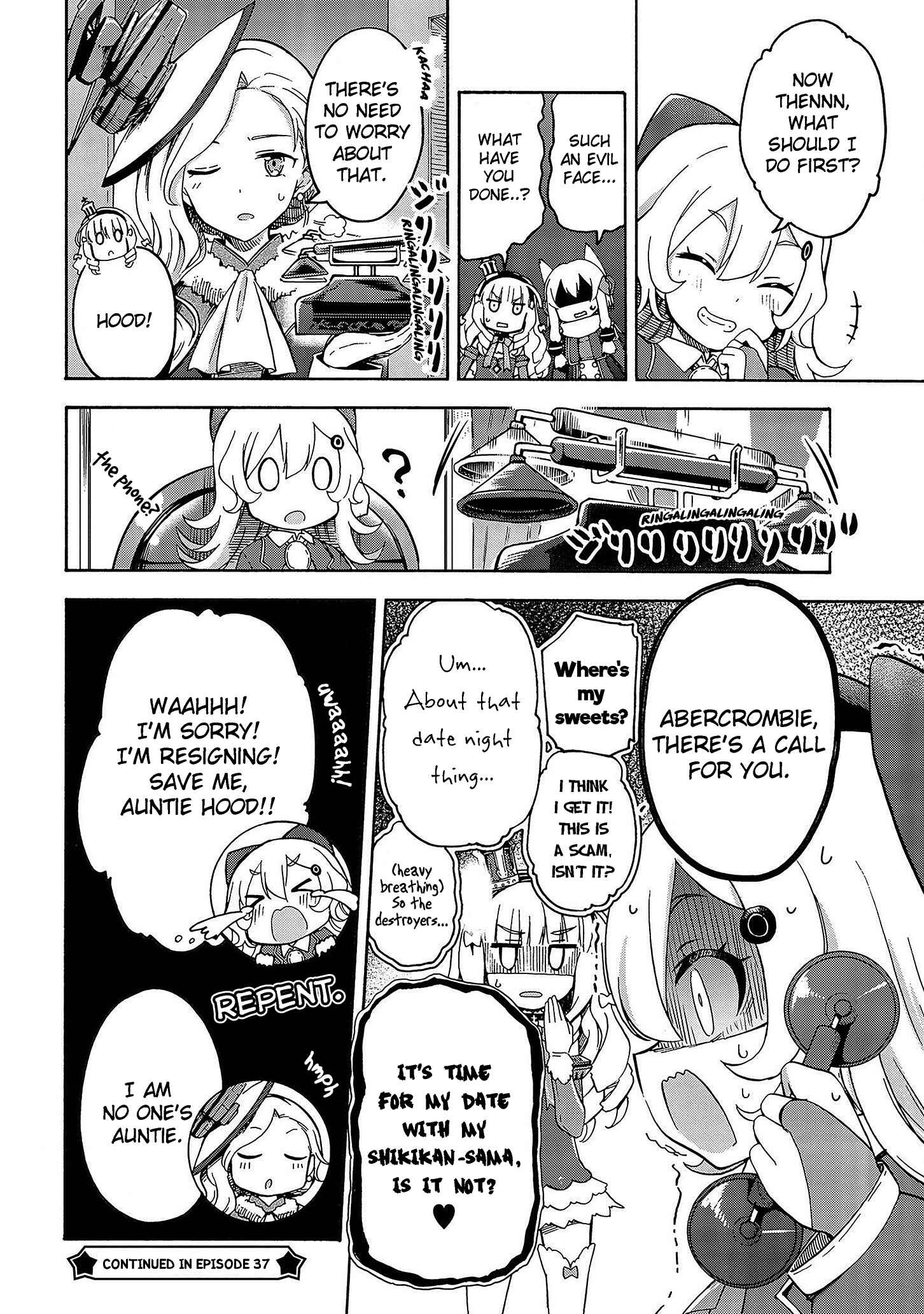 Page 4 Chapter 36 Azur Lane: Queens Orders