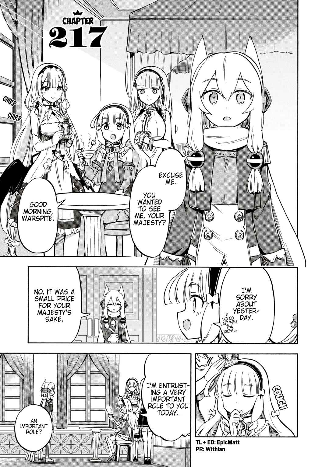 Page 1 Chapter 217 Azur Lane: Queens Orders