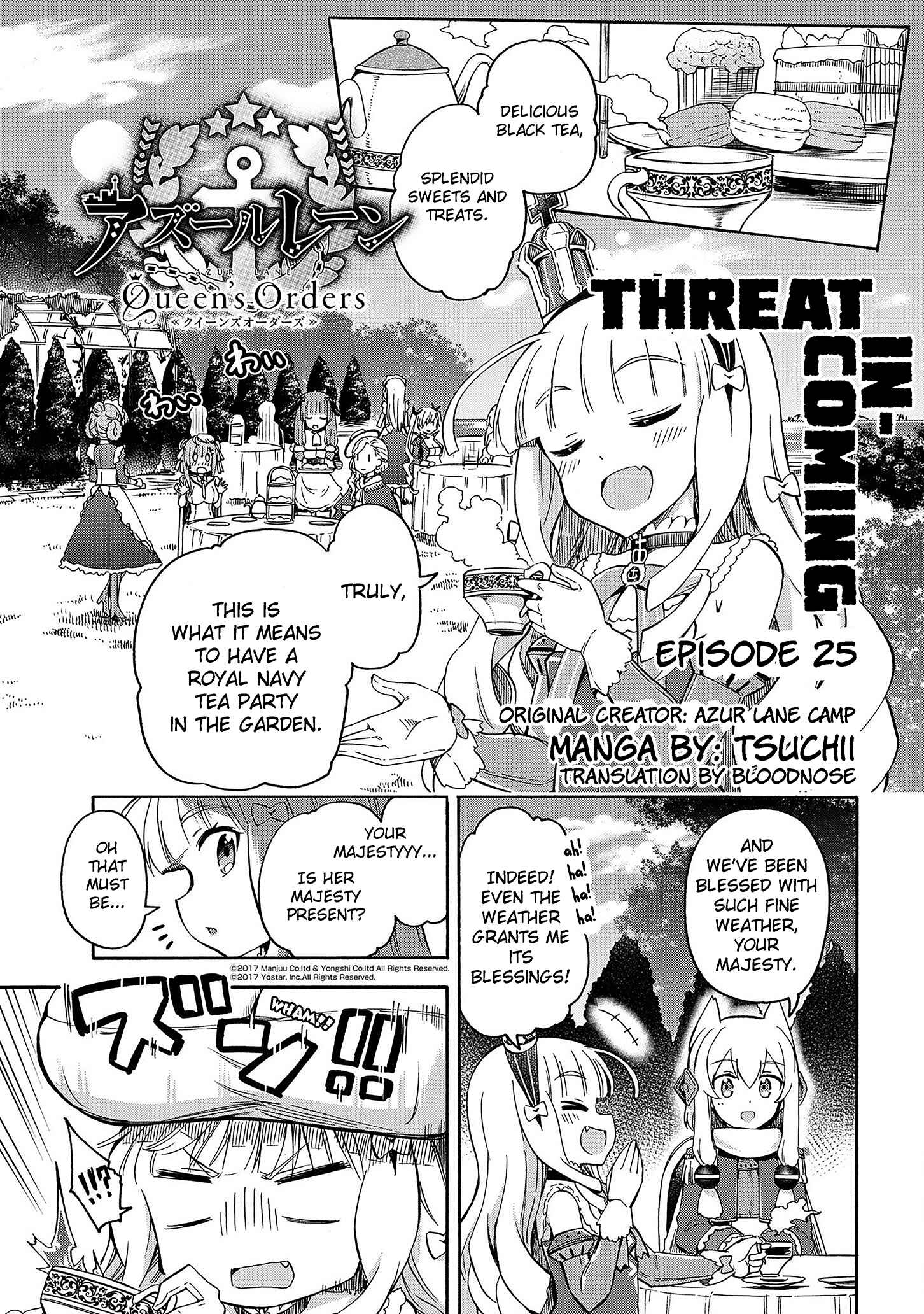 Page 1 Chapter 25 Azur Lane: Queens Orders
