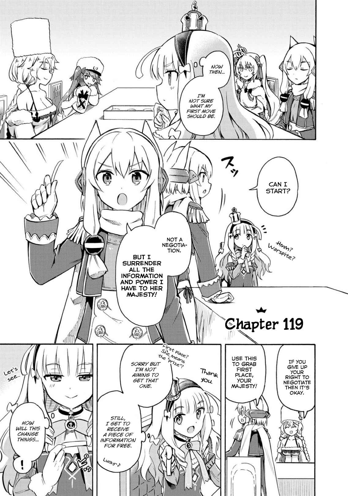 Page 1 Chapter 119 Azur Lane: Queens Orders
