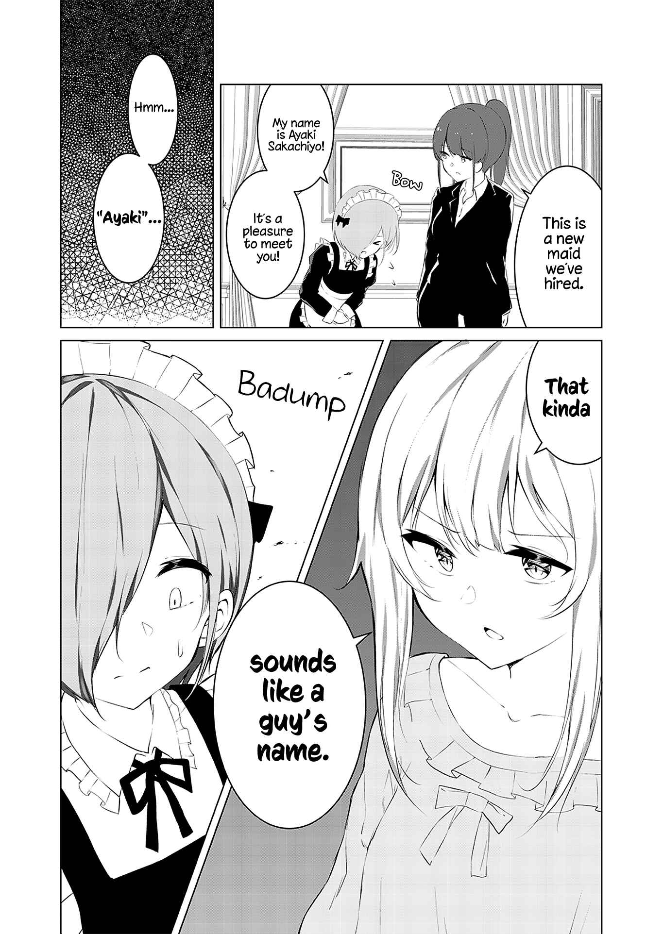 Page 12 Chapter 2 Can a Guy Like Me Be a Maid?
