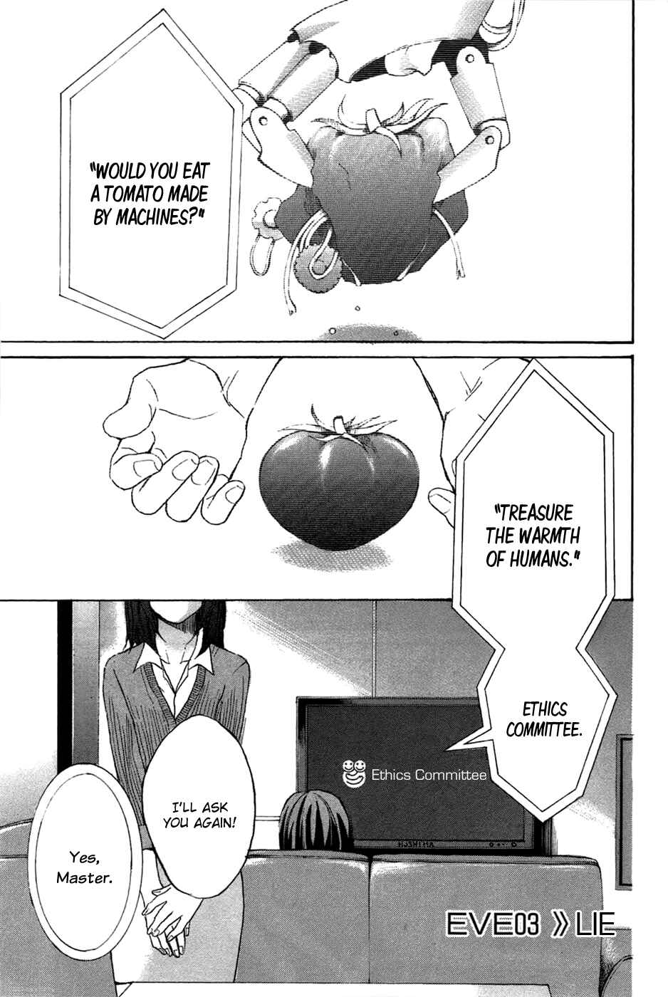 Page 1 Chapter 3 Eve no Jikan
