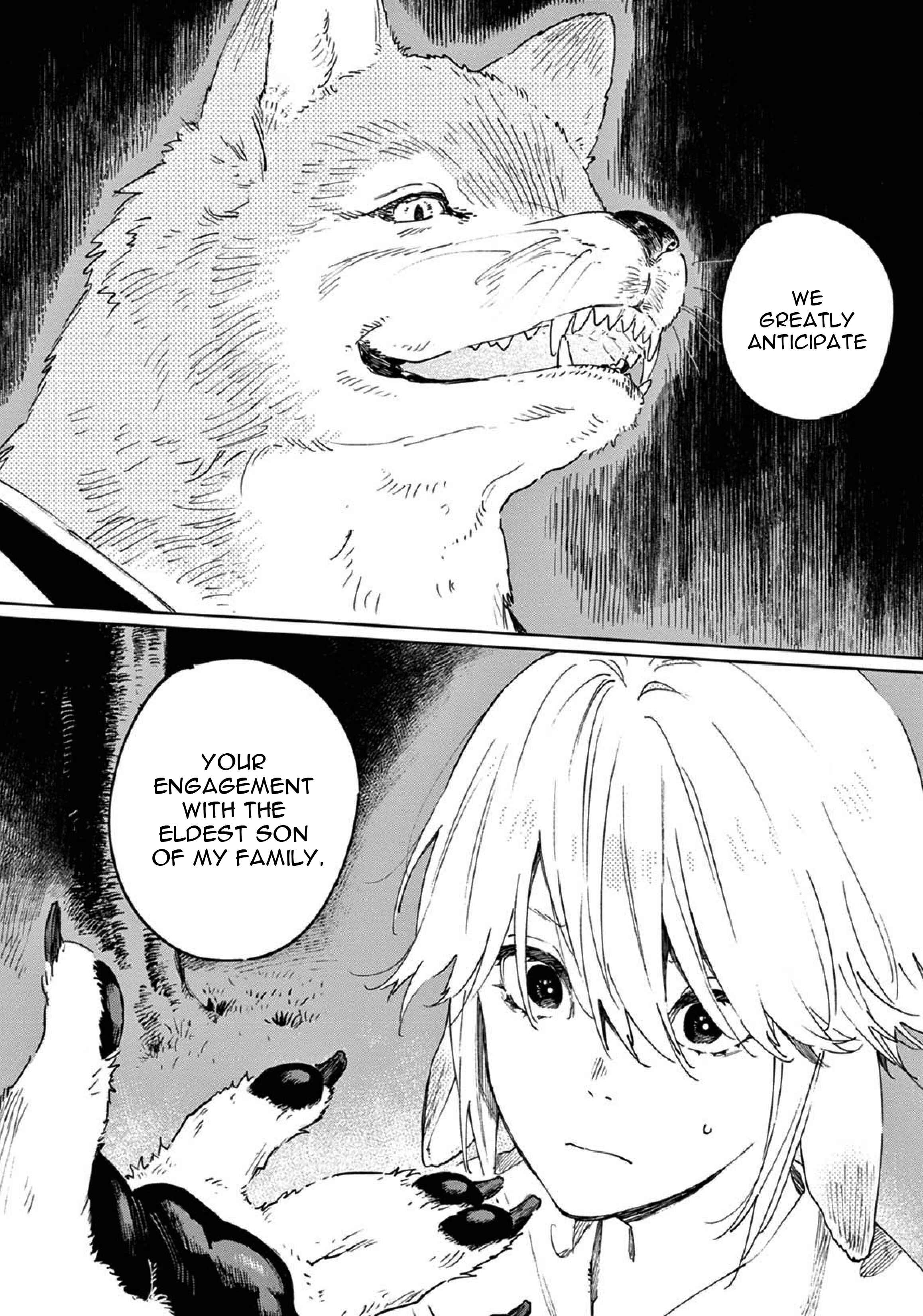 Page 14 Chapter 0 Ookami e no Yomeiri ～Ishu Konintan～
