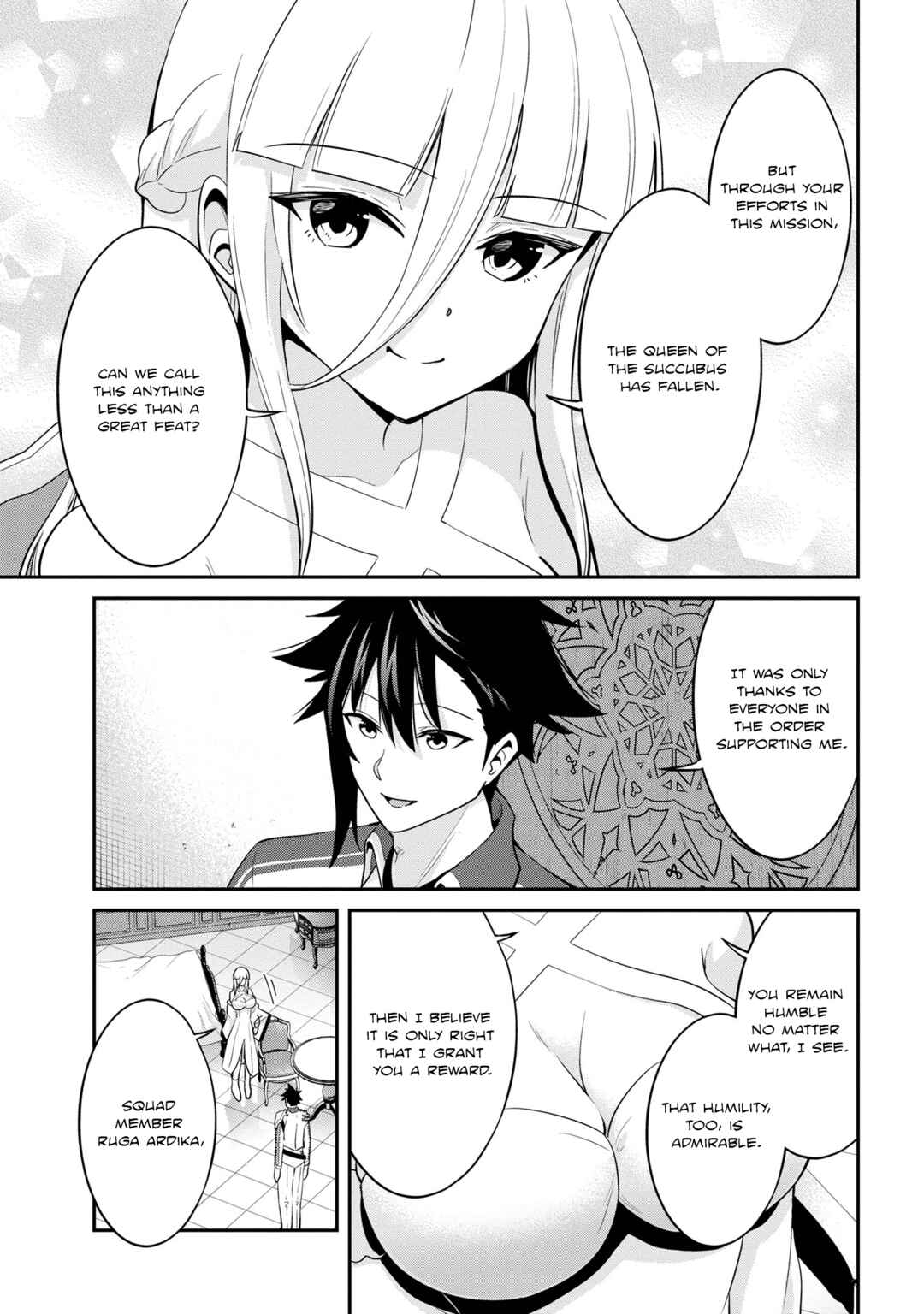 Page 13 Chapter 26 Seikishi ni Natta kedo Danchou no Oppai ga Sugosugite Kokoro ga Kiyomerarenai