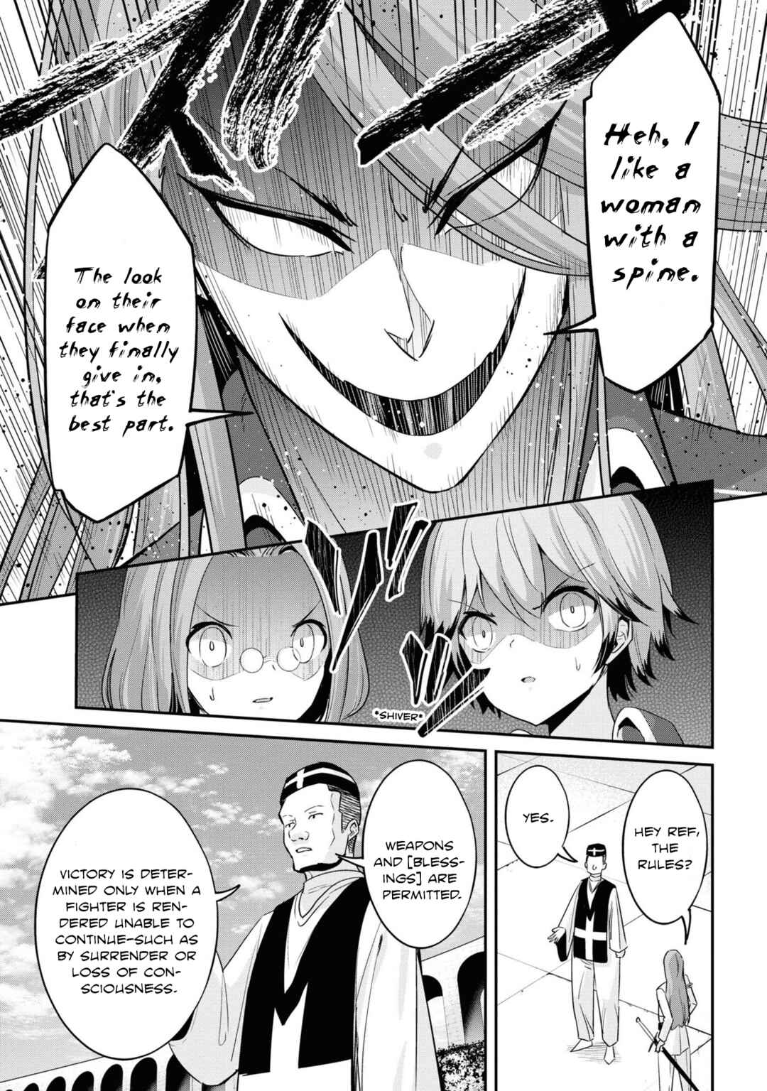 Page 9 Chapter 7 Seikishi ni Natta kedo Danchou no Oppai ga Sugosugite Kokoro ga Kiyomerarenai