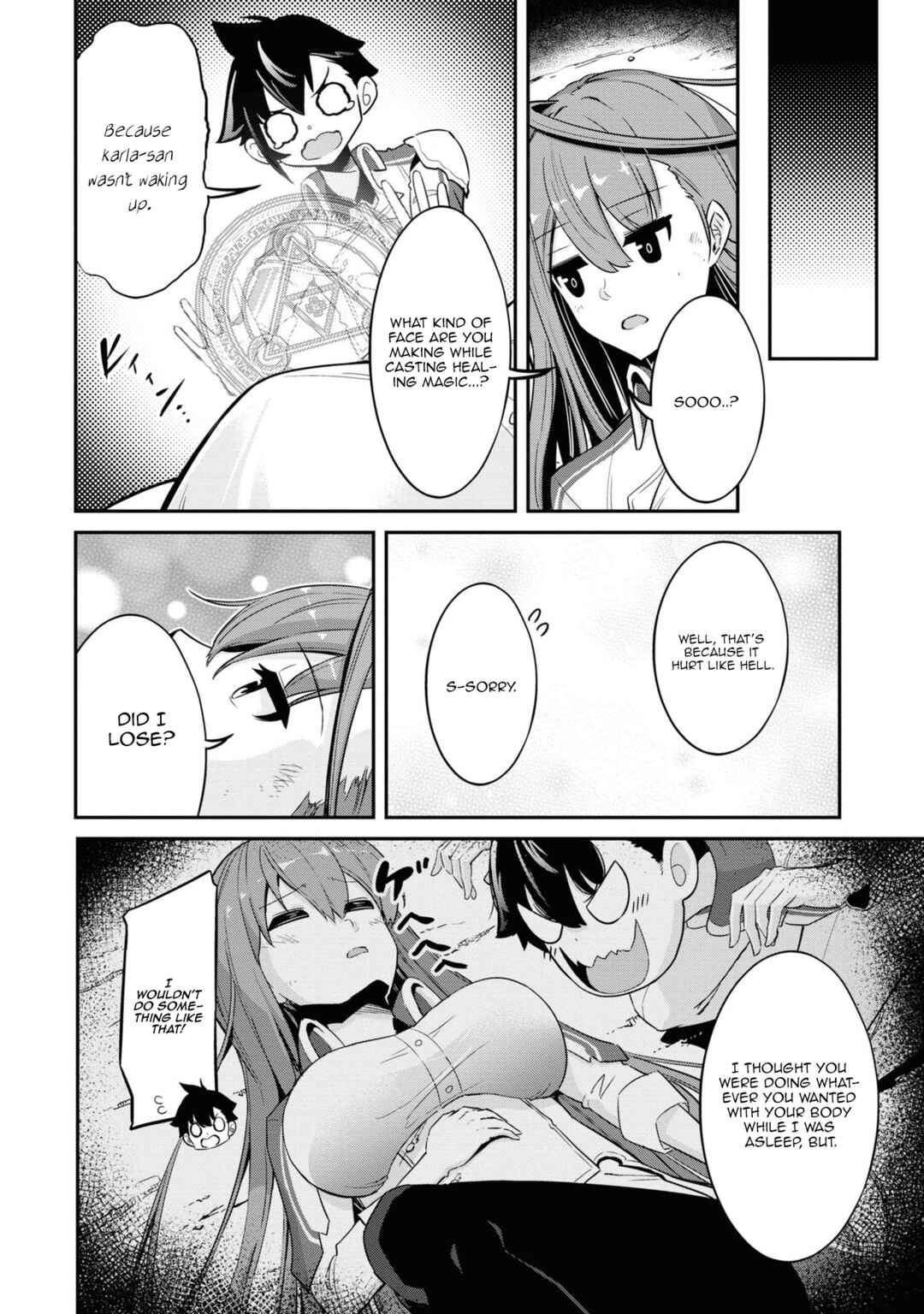 Page 16 Chapter 3 Seikishi ni Natta kedo Danchou no Oppai ga Sugosugite Kokoro ga Kiyomerarenai
