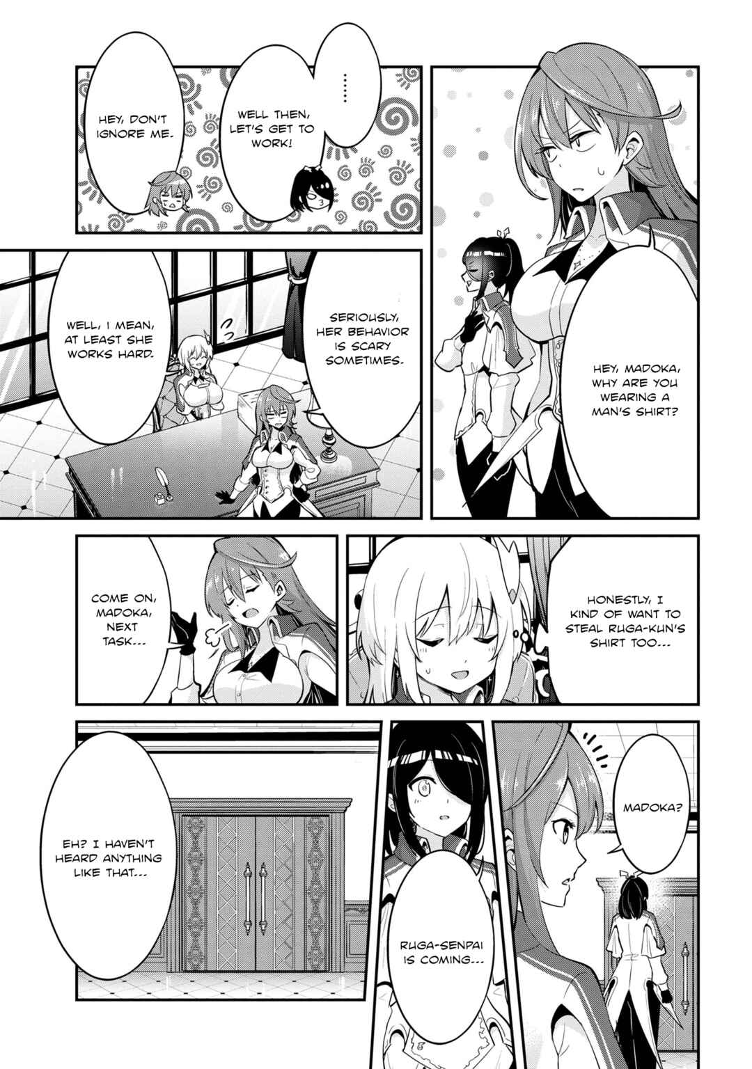 Page 9 Chapter 25 Seikishi ni Natta kedo Danchou no Oppai ga Sugosugite Kokoro ga Kiyomerarenai