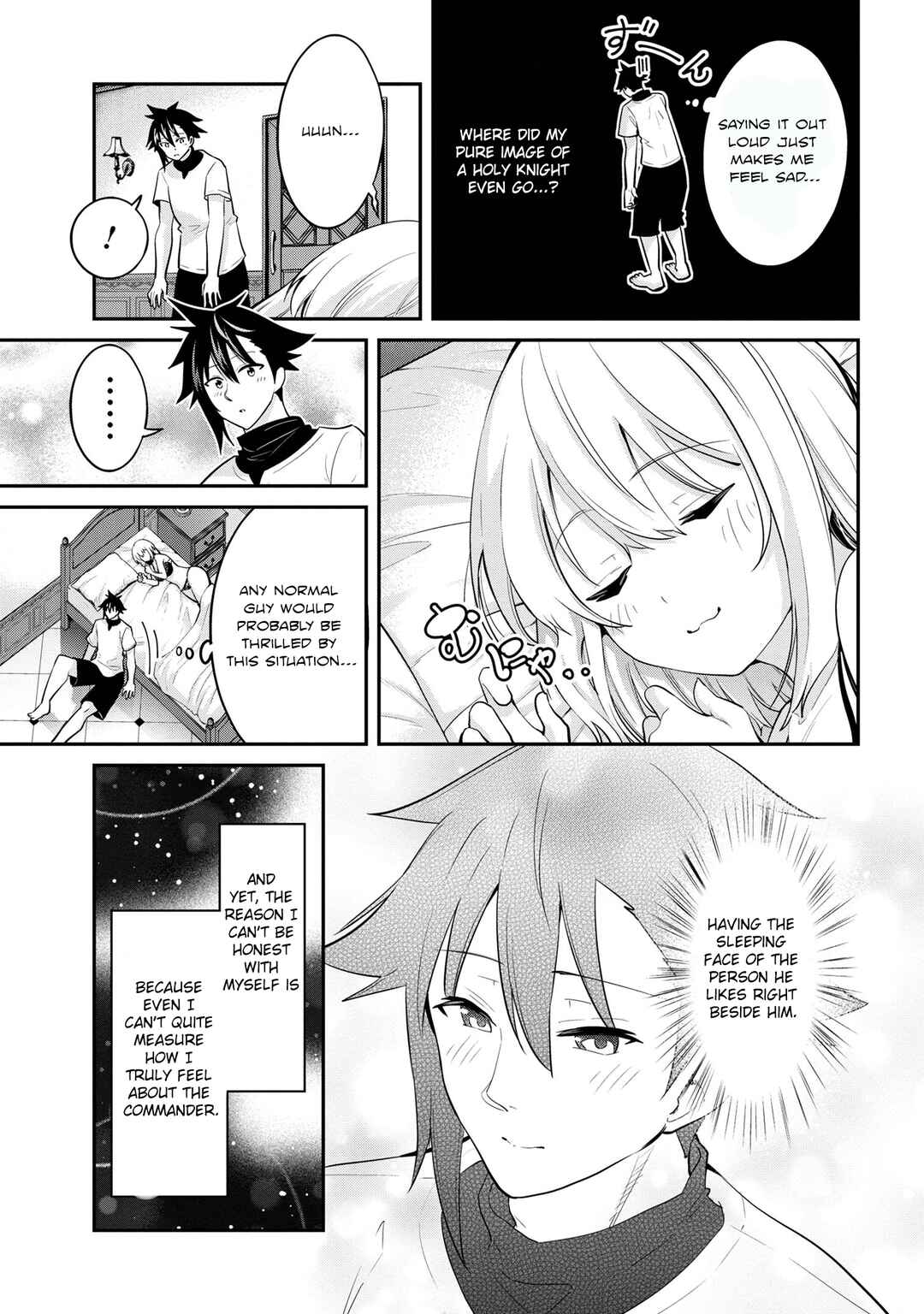 Page 8 Chapter 28 Seikishi ni Natta kedo Danchou no Oppai ga Sugosugite Kokoro ga Kiyomerarenai