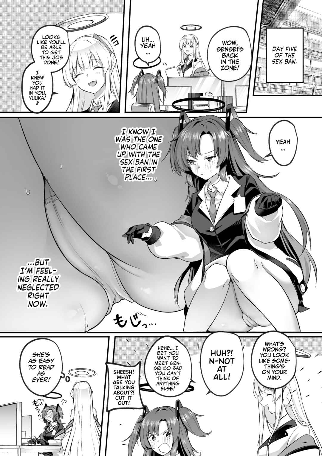 Page 8 Chapter Unknown_aa82 Blue Archive - Muramura ga Osamaranai Yuuka wa Sensei o Osotte Shimaimashita (Doujinshi)