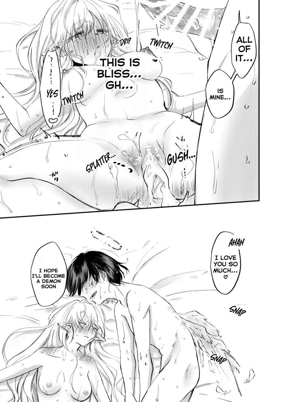 Page 37 Chapter 1.5 Yandere Tenshi wa Ohitoyoshi Succubus ni Goshuushin 2