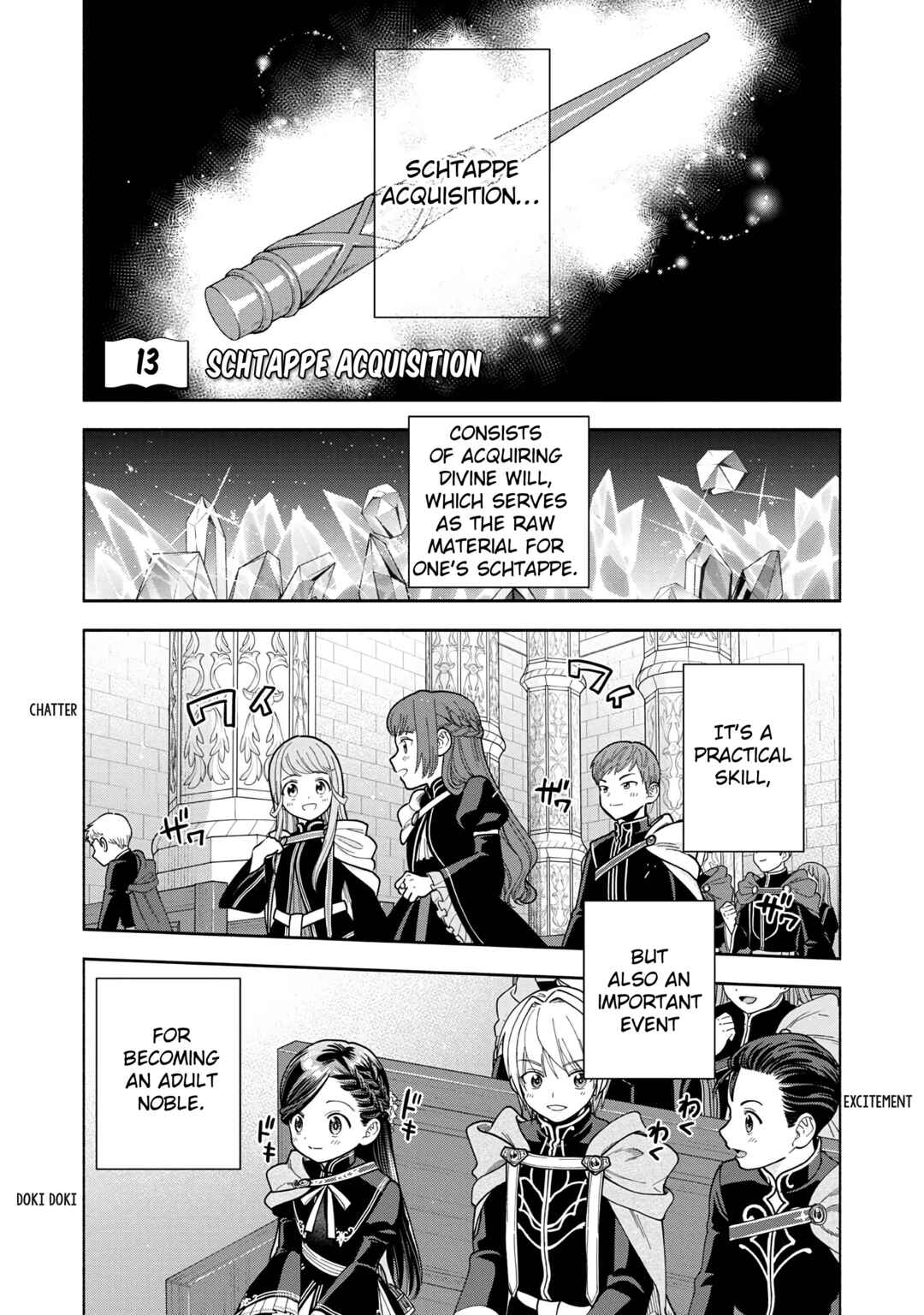 Page 3 Chapter 14 Honzuki no Gekokujou: Shisho ni Naru Tame ni wa Shudan o Erandeiraremasen—Dai 4-bu: Kizokuin no Toshokan o Sukuitai!