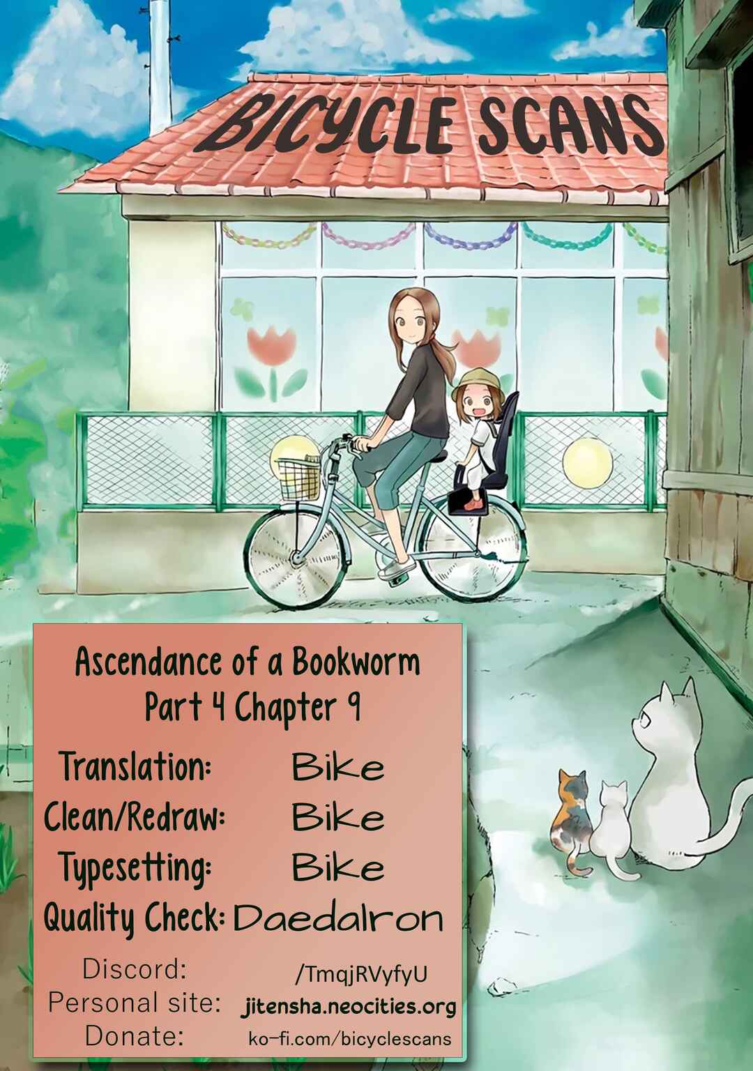 Page 1 Chapter 9 Honzuki no Gekokujou: Shisho ni Naru Tame ni wa Shudan o Erandeiraremasen—Dai 4-bu: Kizokuin no Toshokan o Sukuitai!