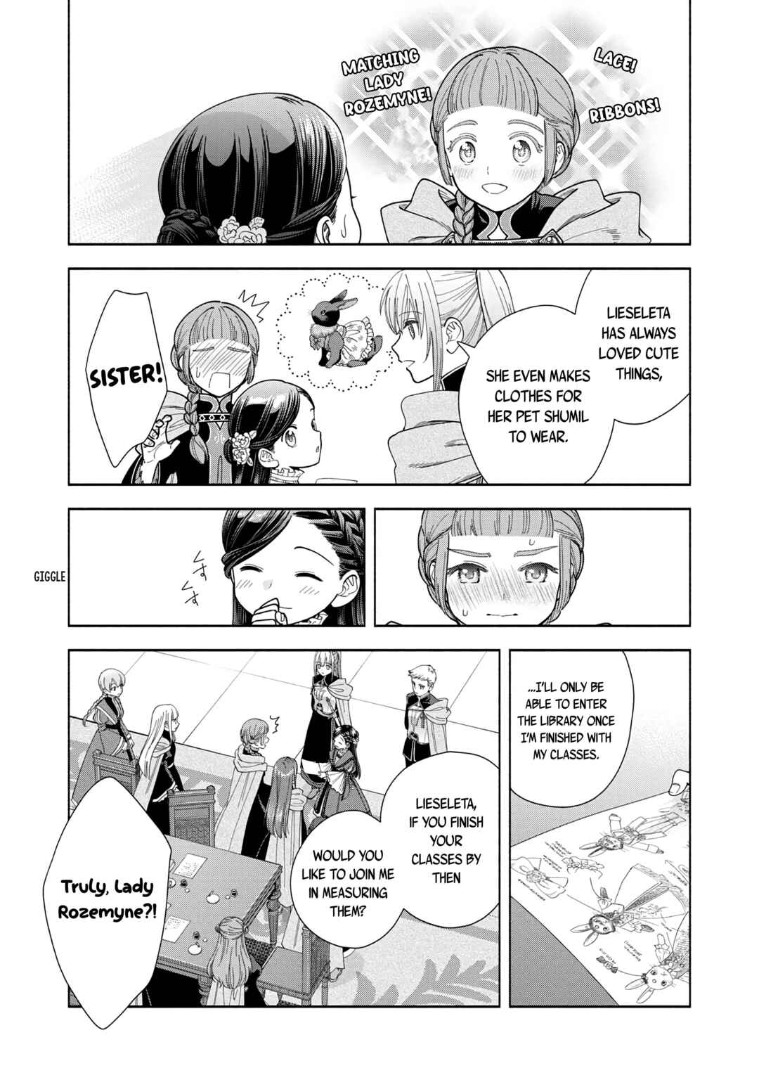 Page 21 Chapter 15 Honzuki no Gekokujou: Shisho ni Naru Tame ni wa Shudan o Erandeiraremasen—Dai 4-bu: Kizokuin no Toshokan o Sukuitai!