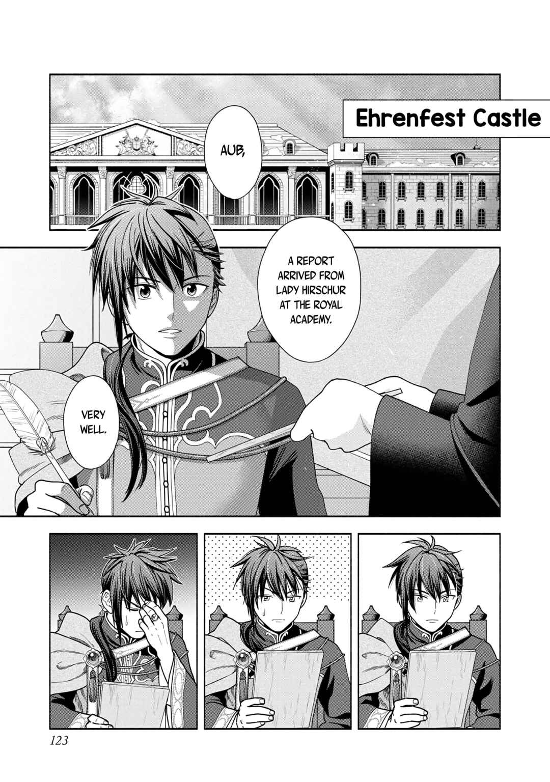 Page 23 Chapter 15 Honzuki no Gekokujou: Shisho ni Naru Tame ni wa Shudan o Erandeiraremasen—Dai 4-bu: Kizokuin no Toshokan o Sukuitai!