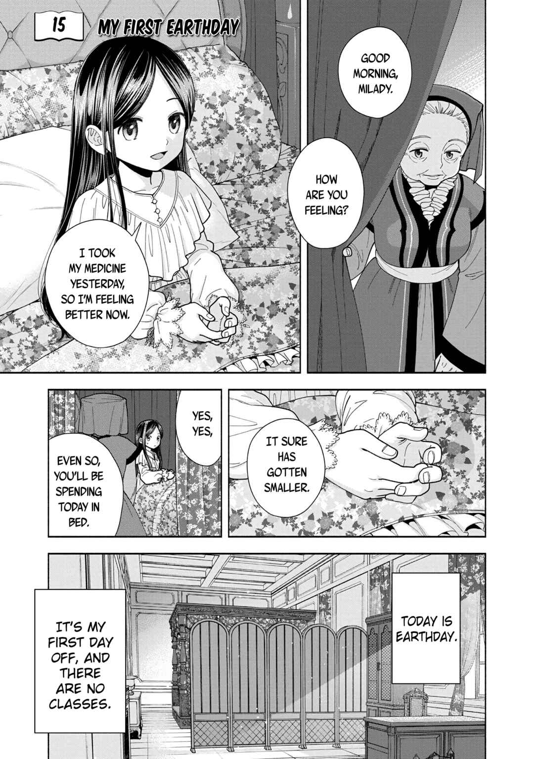 Page 3 Chapter 15 Honzuki no Gekokujou: Shisho ni Naru Tame ni wa Shudan o Erandeiraremasen—Dai 4-bu: Kizokuin no Toshokan o Sukuitai!