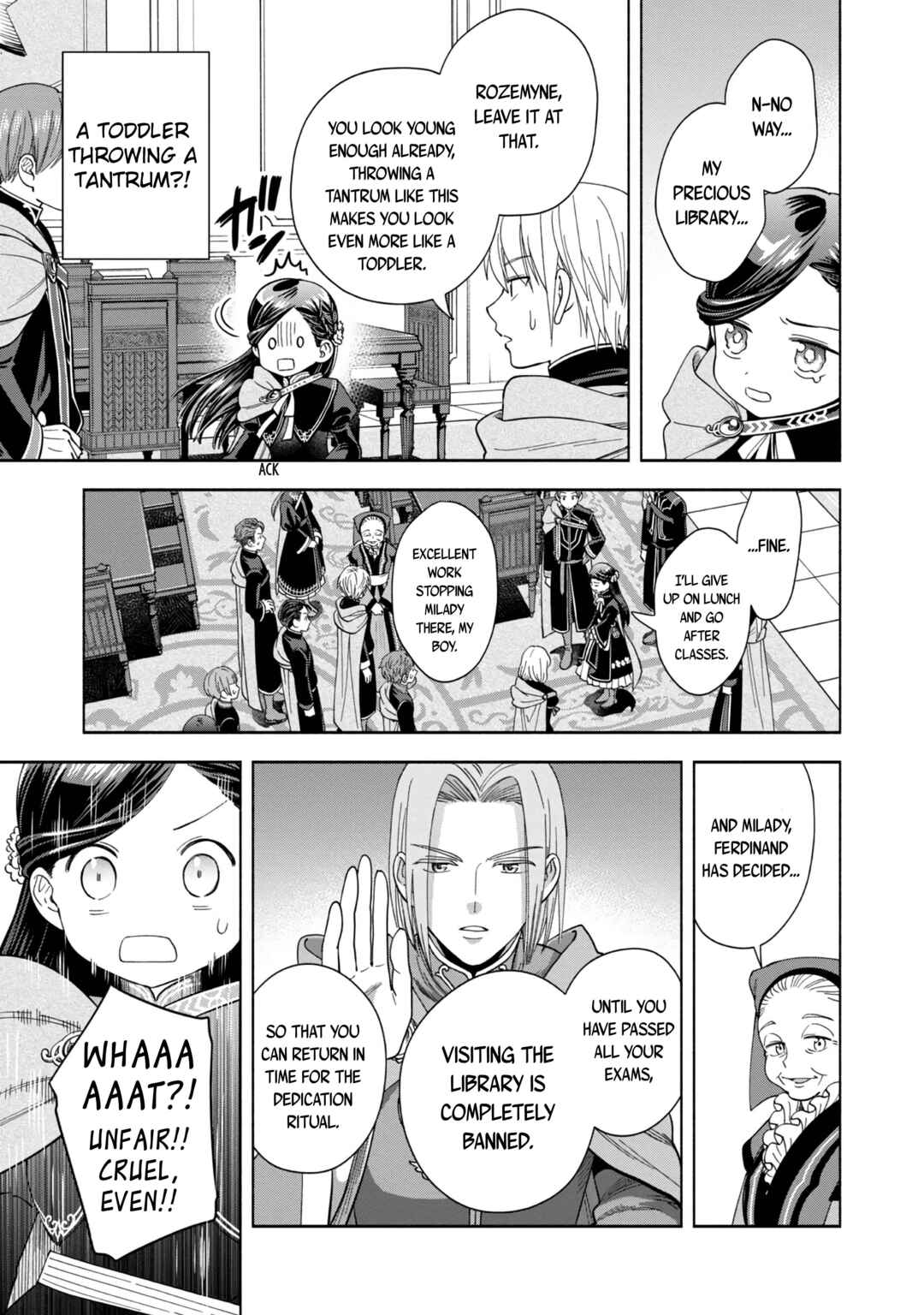 Page 27 Chapter 6 Honzuki no Gekokujou: Shisho ni Naru Tame ni wa Shudan o Erandeiraremasen—Dai 4-bu: Kizokuin no Toshokan o Sukuitai!