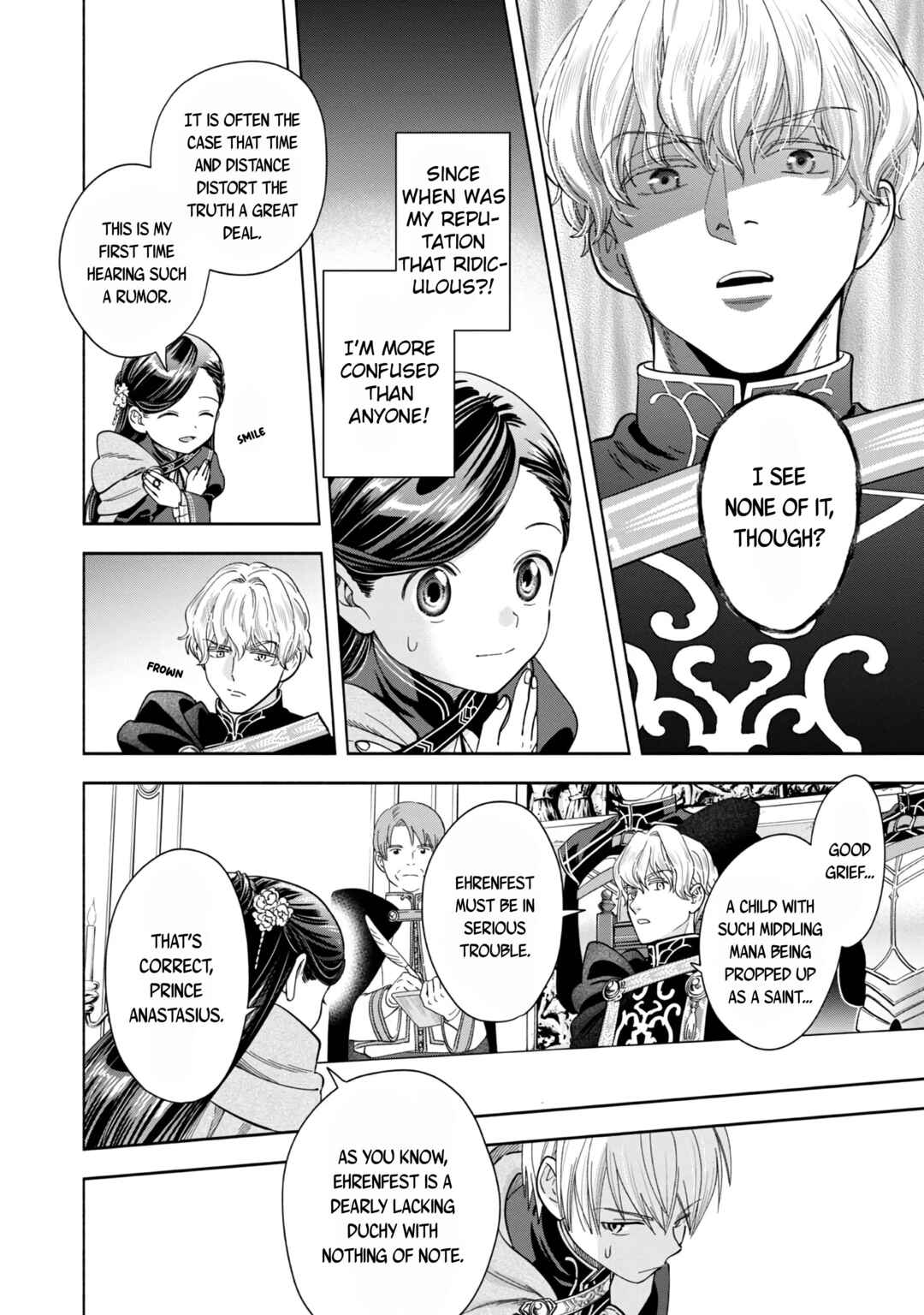 Page 8 Chapter 6 Honzuki no Gekokujou: Shisho ni Naru Tame ni wa Shudan o Erandeiraremasen—Dai 4-bu: Kizokuin no Toshokan o Sukuitai!