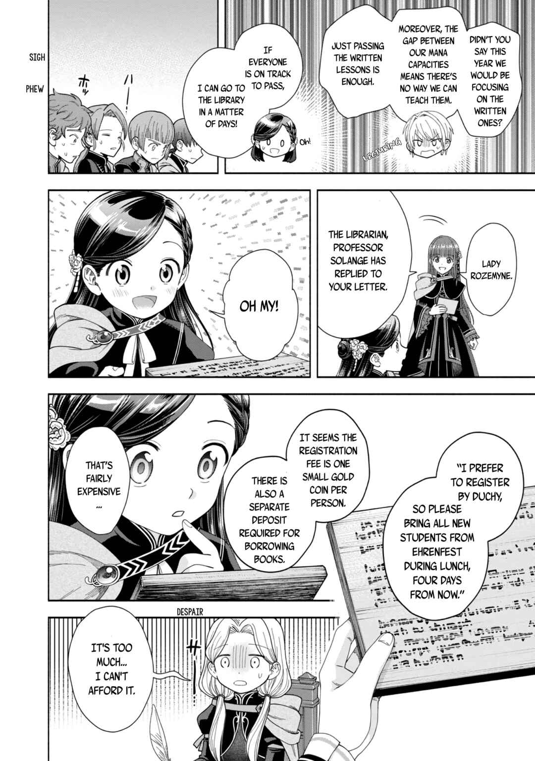 Page 13 Chapter 8 Honzuki no Gekokujou: Shisho ni Naru Tame ni wa Shudan o Erandeiraremasen—Dai 4-bu: Kizokuin no Toshokan o Sukuitai!