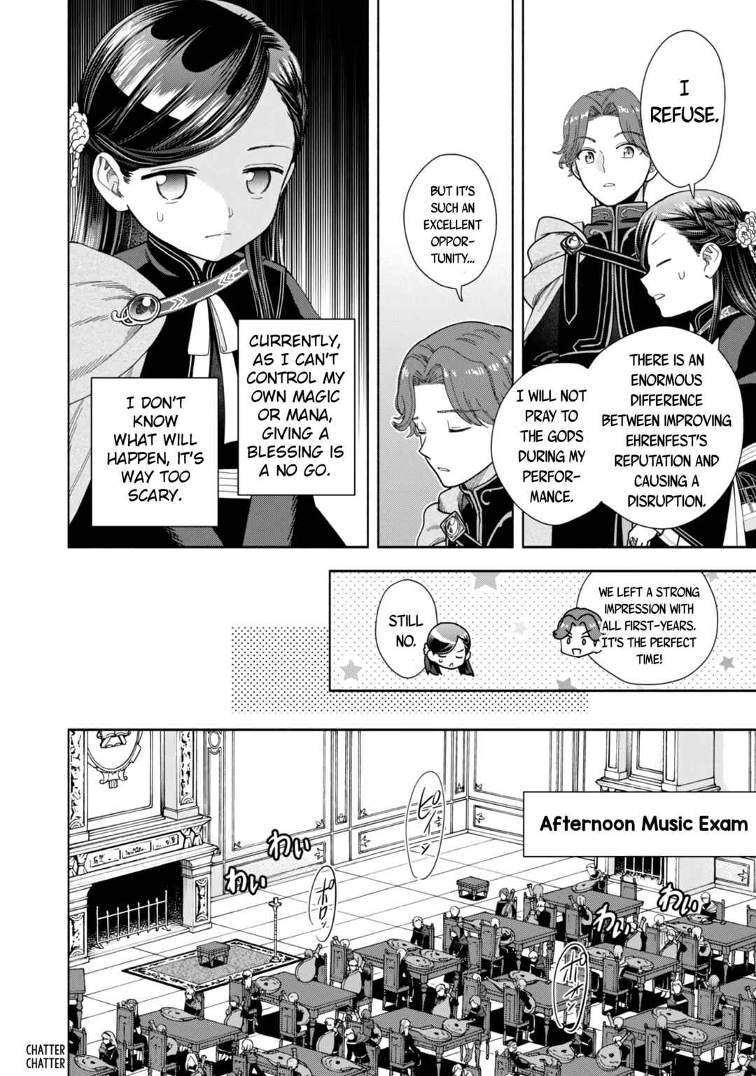 Page 29 Chapter 8 Honzuki no Gekokujou: Shisho ni Naru Tame ni wa Shudan o Erandeiraremasen—Dai 4-bu: Kizokuin no Toshokan o Sukuitai!
