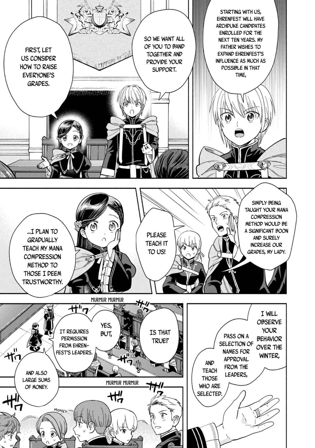 Page 10 Chapter 5 Honzuki no Gekokujou: Shisho ni Naru Tame ni wa Shudan o Erandeiraremasen—Dai 4-bu: Kizokuin no Toshokan o Sukuitai!