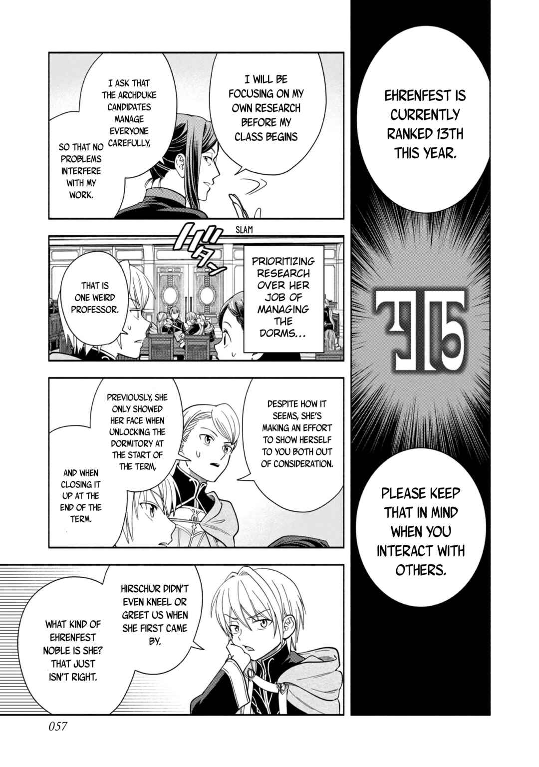 Page 22 Chapter 5 Honzuki no Gekokujou: Shisho ni Naru Tame ni wa Shudan o Erandeiraremasen—Dai 4-bu: Kizokuin no Toshokan o Sukuitai!