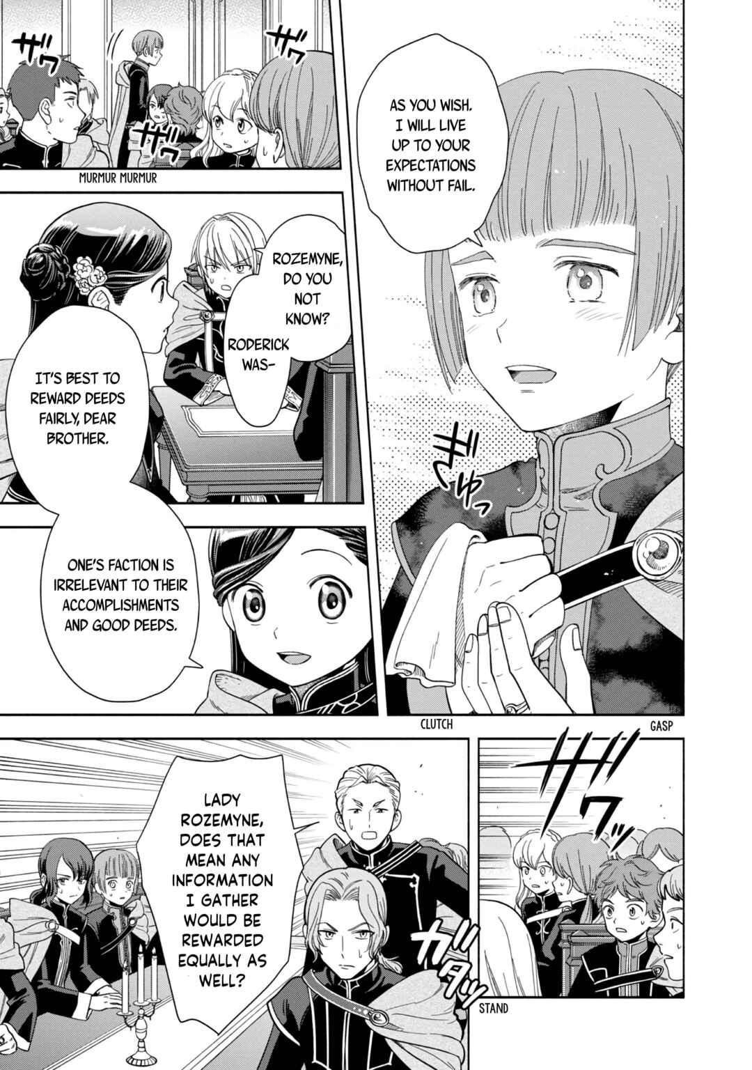 Page 8 Chapter 5 Honzuki no Gekokujou: Shisho ni Naru Tame ni wa Shudan o Erandeiraremasen—Dai 4-bu: Kizokuin no Toshokan o Sukuitai!