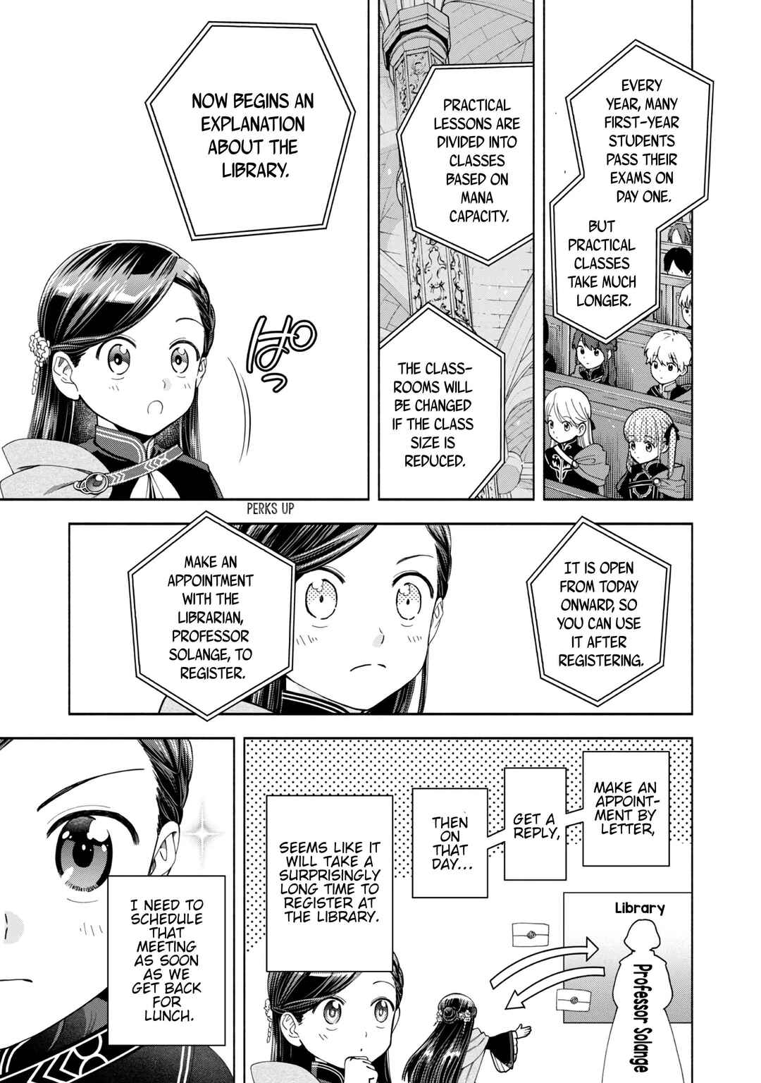 Page 8 Chapter 7 Honzuki no Gekokujou: Shisho ni Naru Tame ni wa Shudan o Erandeiraremasen—Dai 4-bu: Kizokuin no Toshokan o Sukuitai!