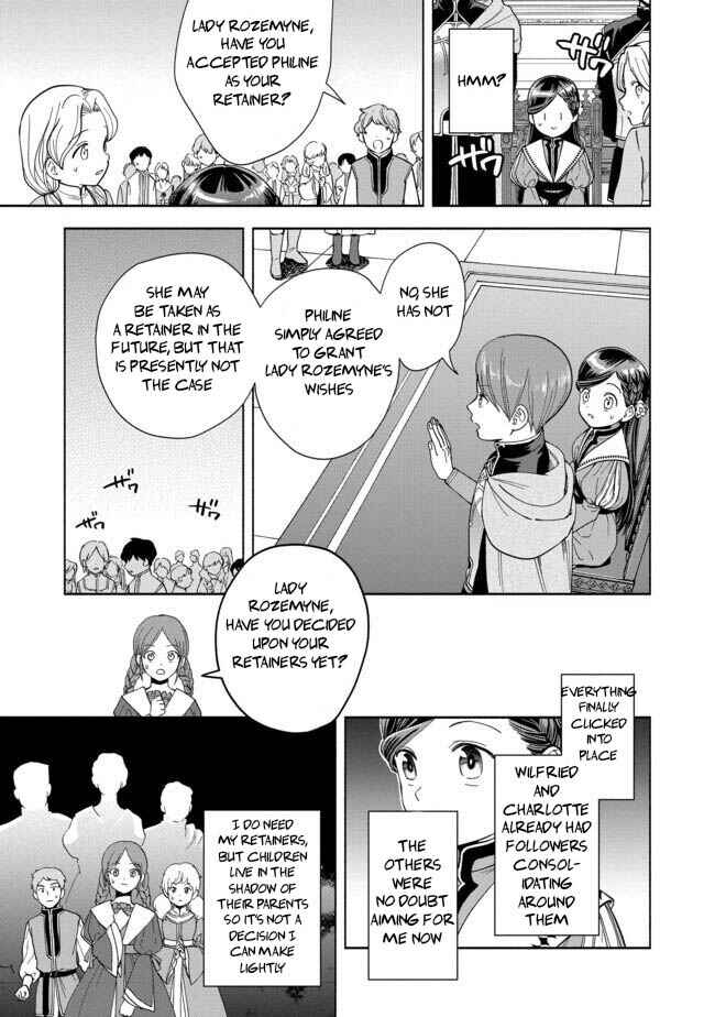 Page 24 Chapter 3 Honzuki no Gekokujou: Shisho ni Naru Tame ni wa Shudan o Erandeiraremasen—Dai 4-bu: Kizokuin no Toshokan o Sukuitai!
