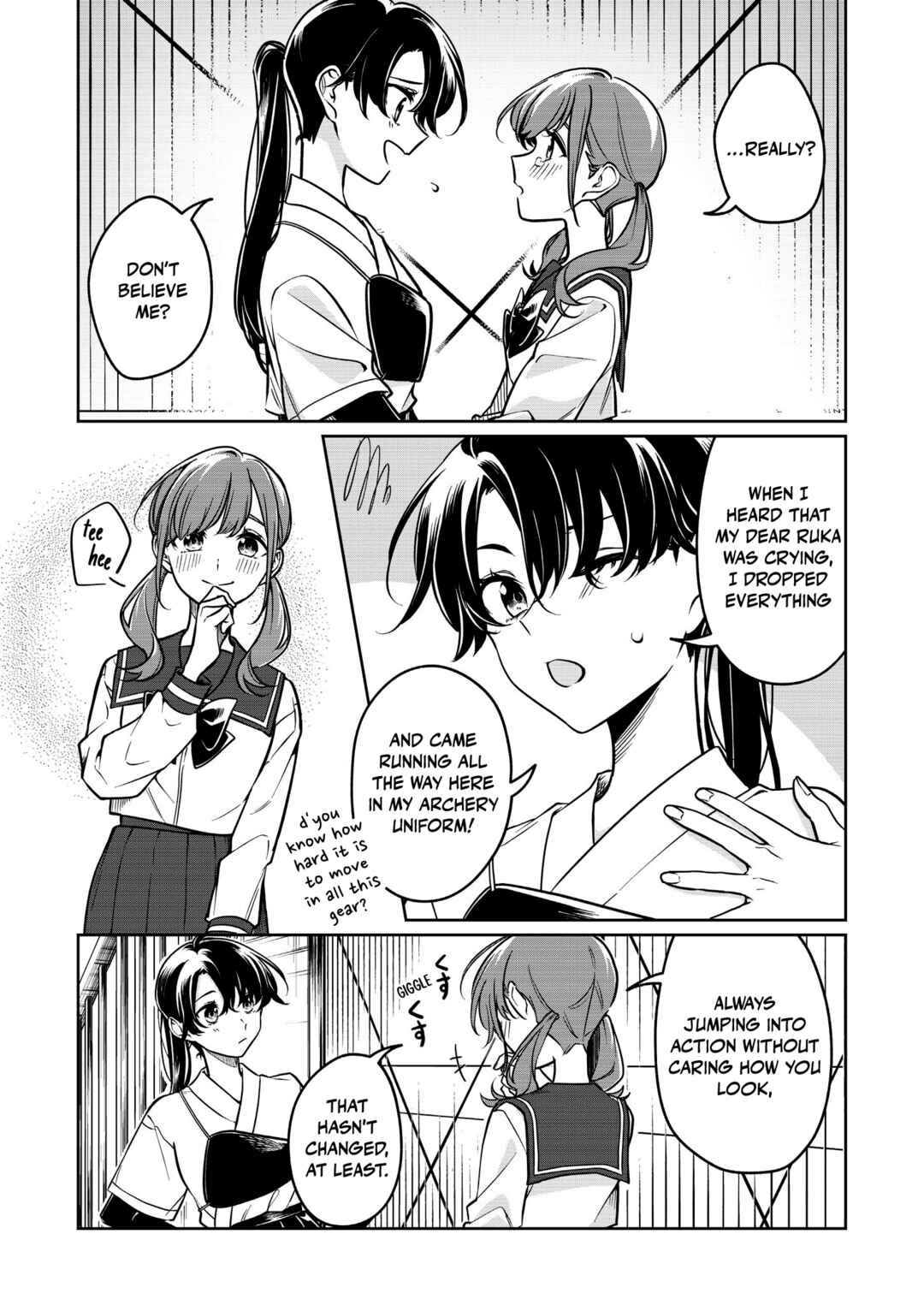 Page 25 Chapter 5 The Prince of the Girls’ School Seems to Only Have Eyes for Me Yuri Anthology Comic