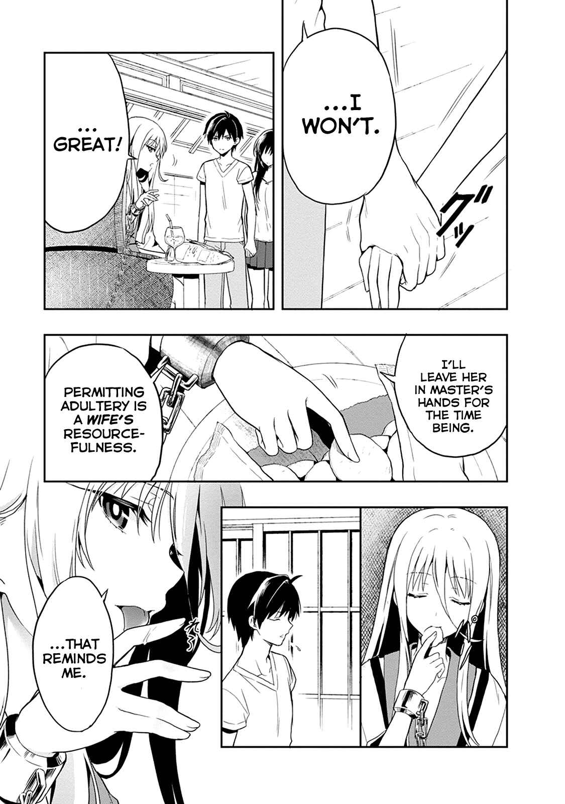 Page 9 Chapter 19 Kono Shima ni wa Midara de Jaaku na Mono ga Sumu