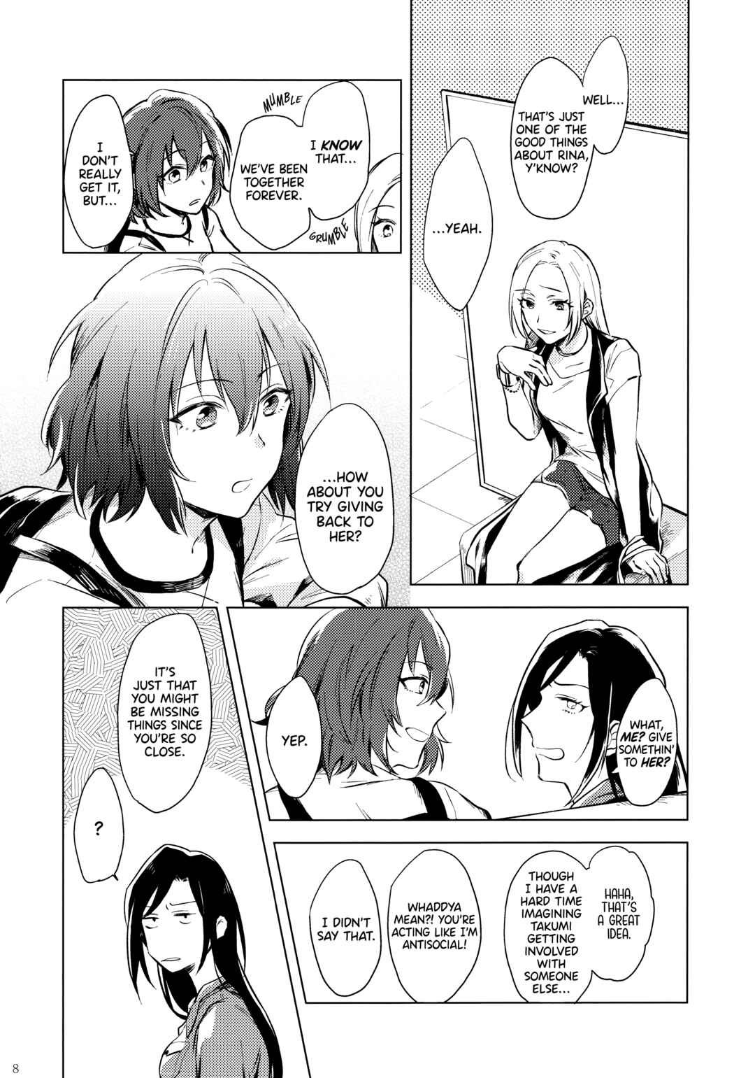 Page 9 Chapter Unknown_adce THE iDOLM@STER Cinderella Girls - Shortcake no Ichigo o Choudai! (Doujinshi)