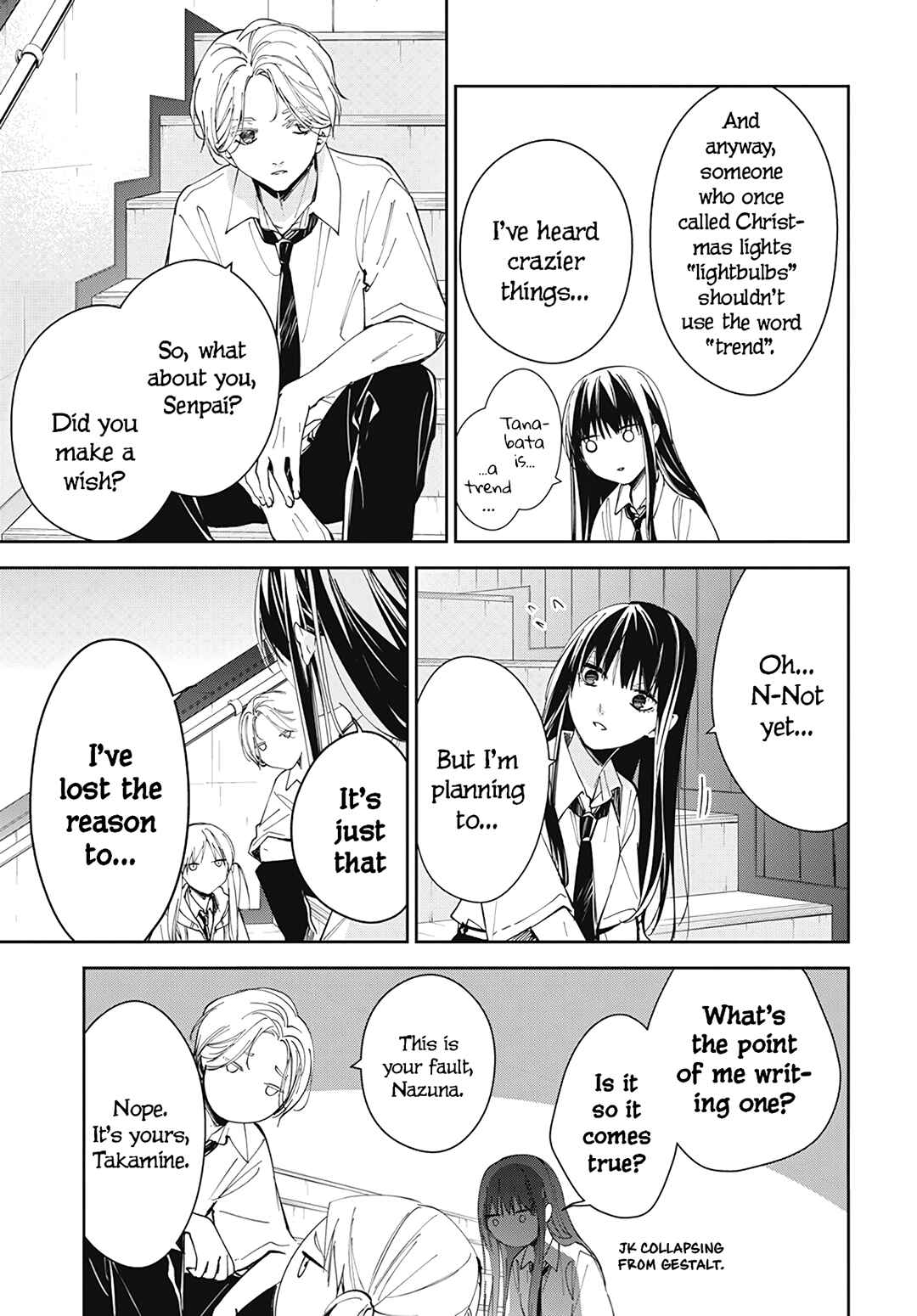 Page 11 Chapter 77 Tsuiraku JK to Haijin Kyoushi