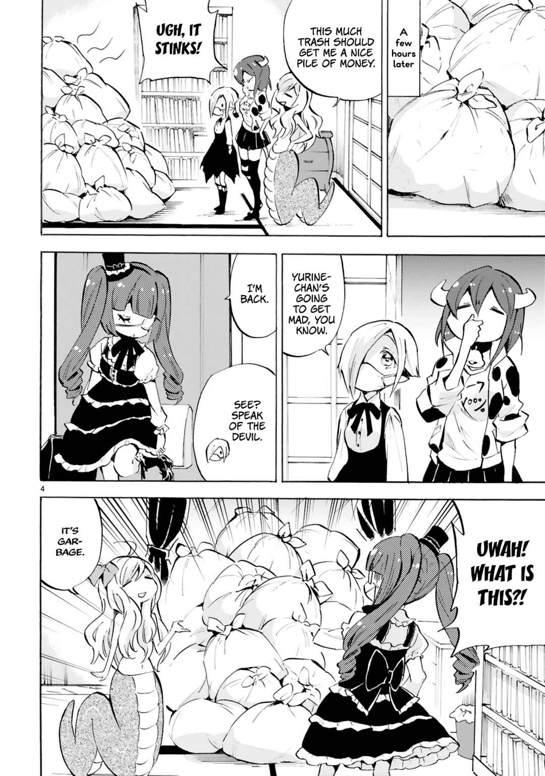 Page 4 Chapter 107 Jashin-chan Dropkick