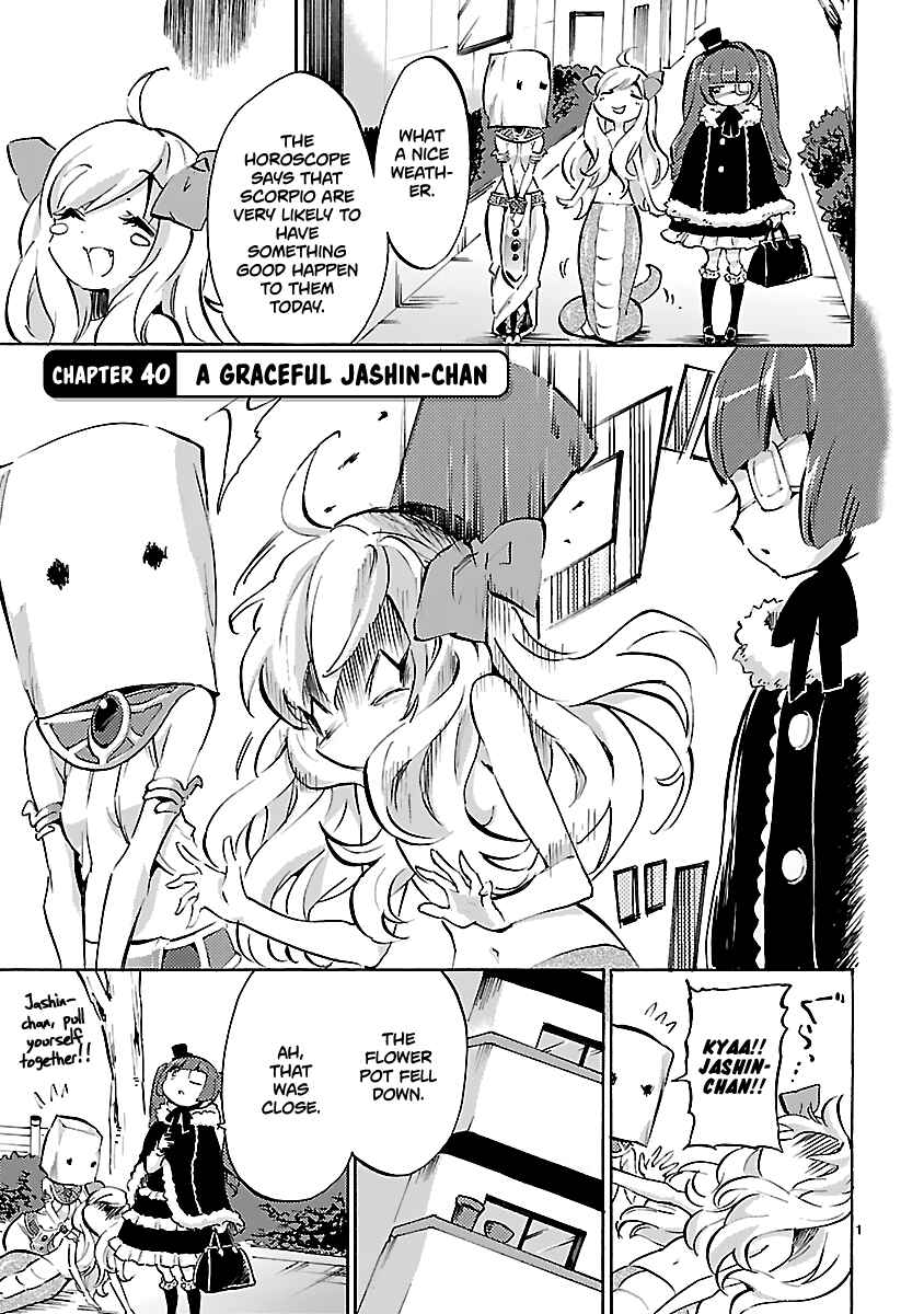 Page 1 Chapter 40 Jashin-chan Dropkick