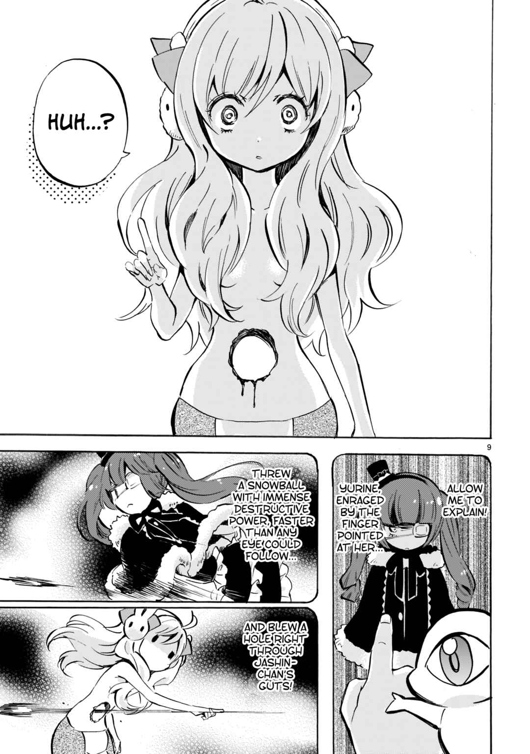 Page 9 Chapter 113 Jashin-chan Dropkick