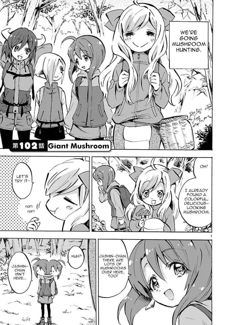 Page 1 Chapter 102 Jashin-chan Dropkick