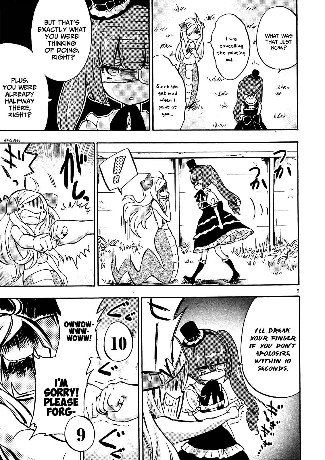 Page 9 Chapter 31 Jashin-chan Dropkick