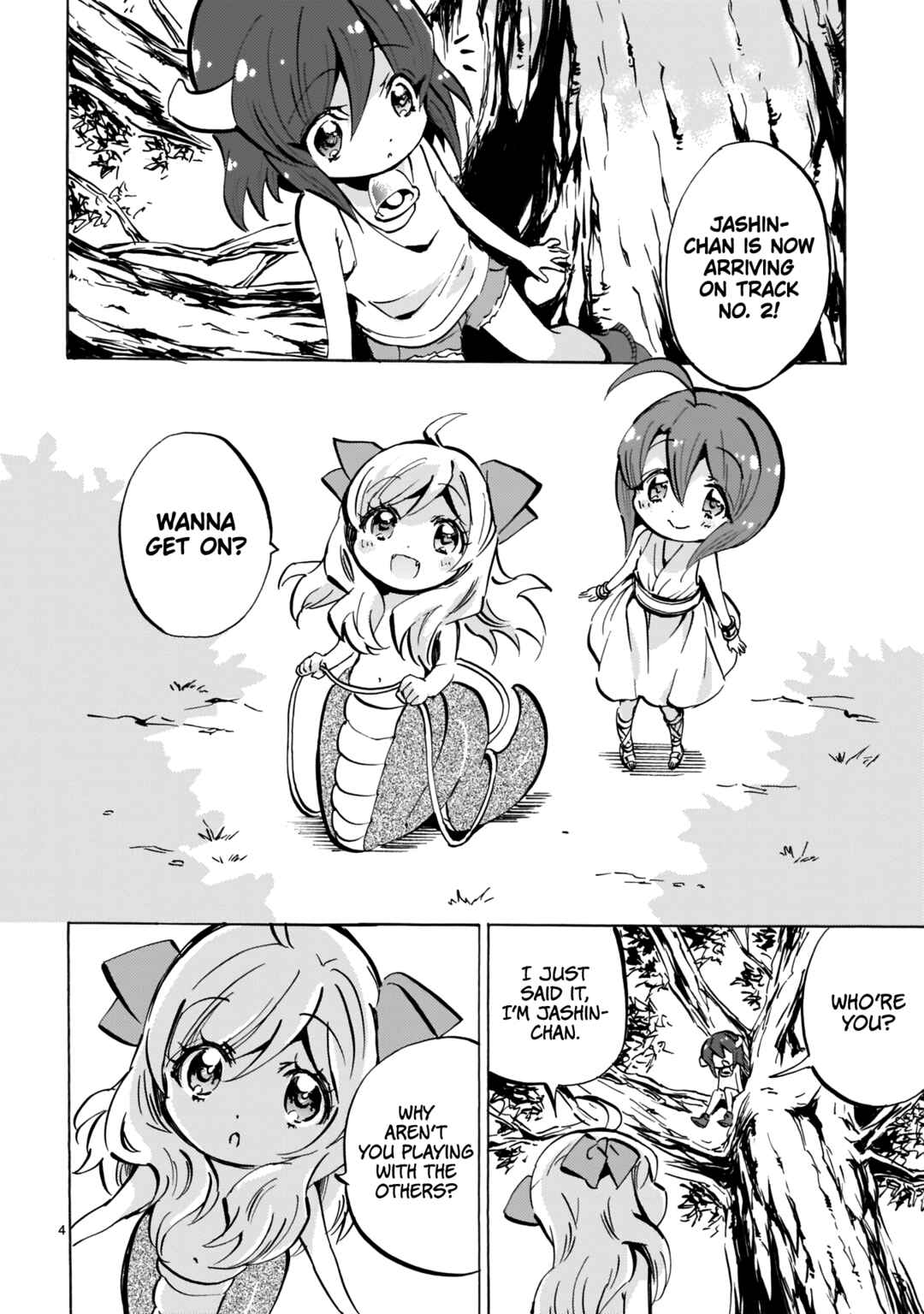 Page 4 Chapter 129 Jashin-chan Dropkick