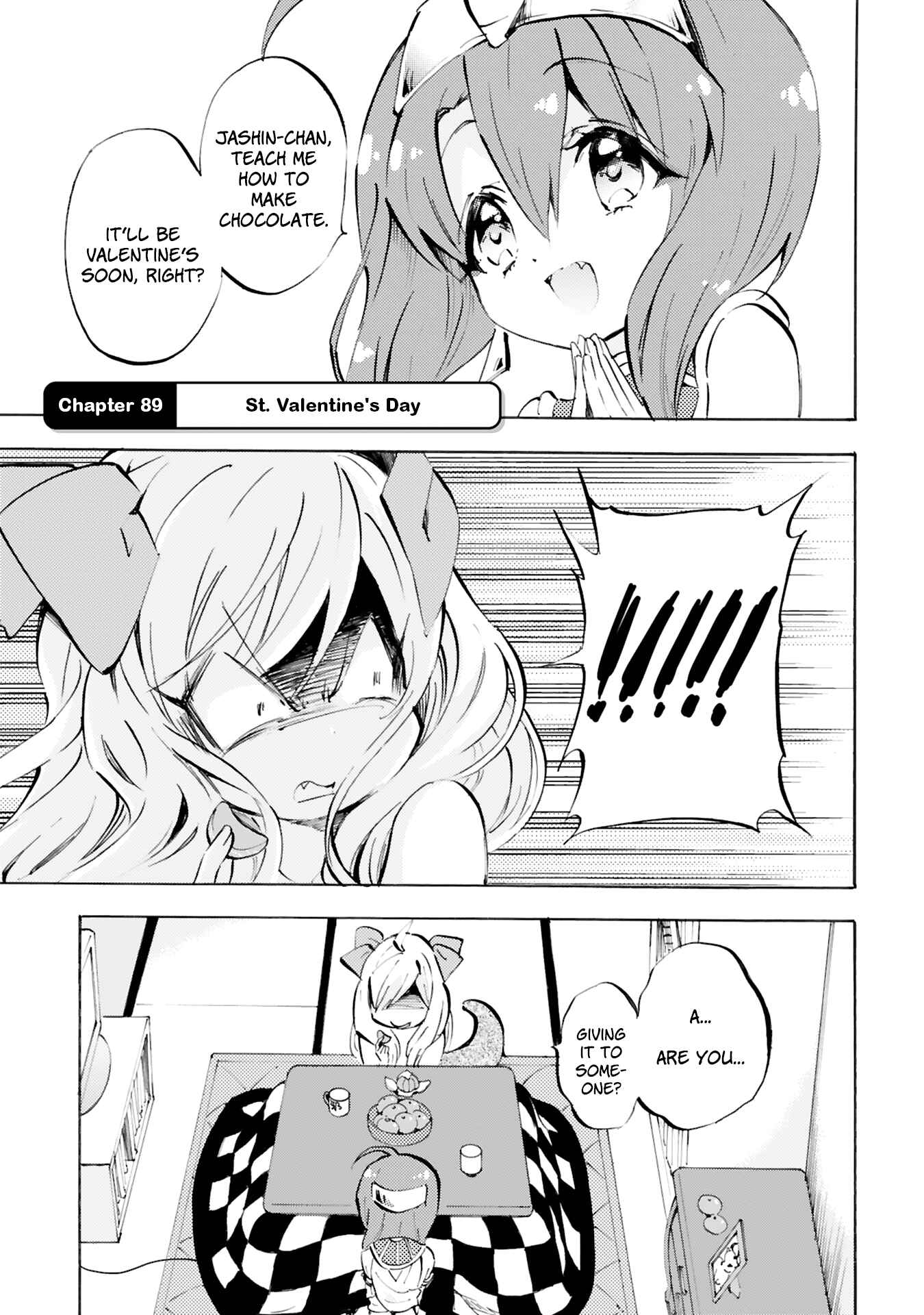 Page 1 Chapter 89 Jashin-chan Dropkick