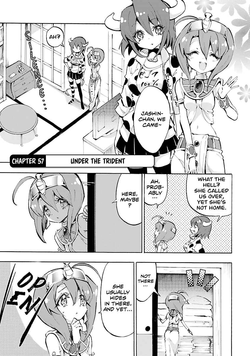 Page 1 Chapter 57 Jashin-chan Dropkick