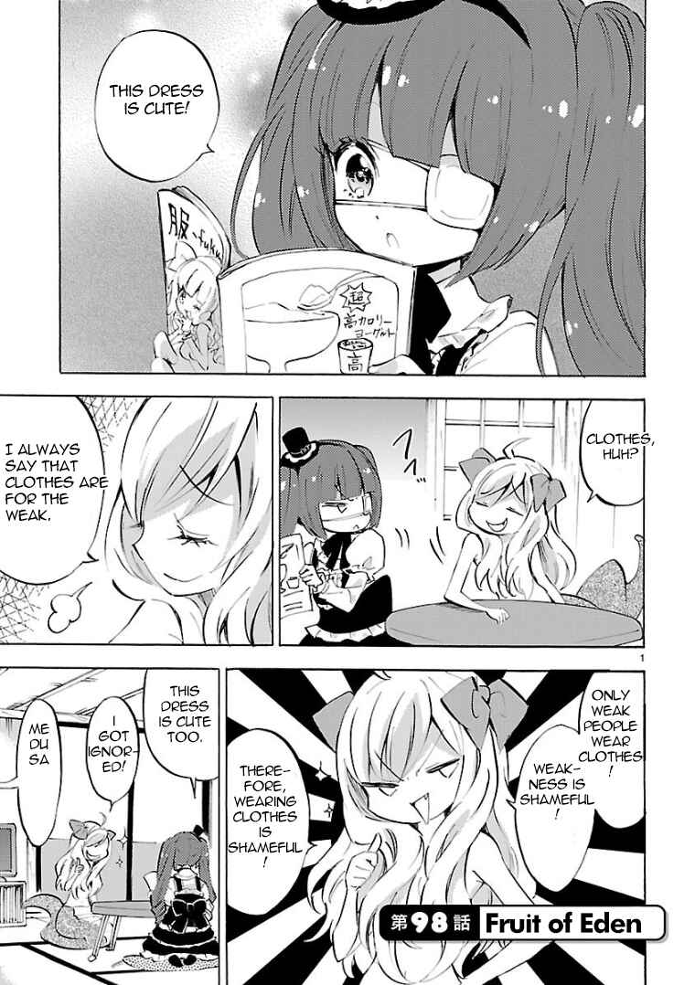Page 1 Chapter 98 Jashin-chan Dropkick
