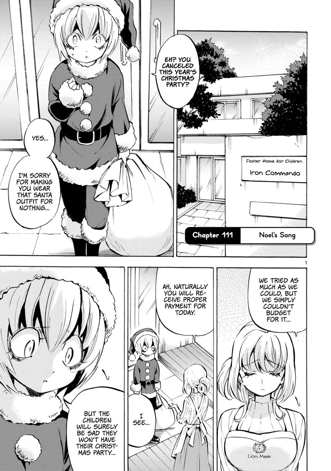 Page 1 Chapter 111 Jashin-chan Dropkick