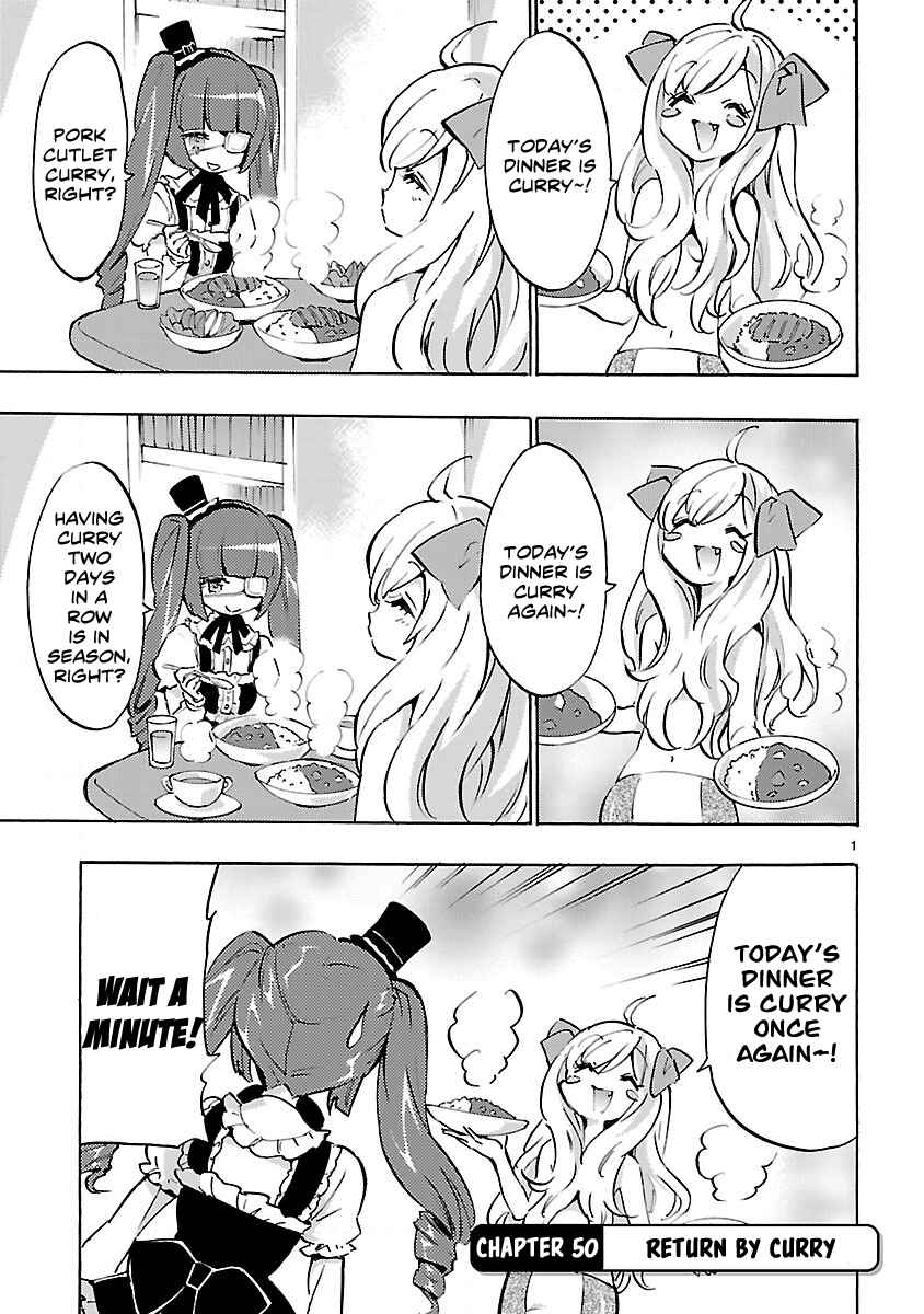 Page 1 Chapter 50 Jashin-chan Dropkick