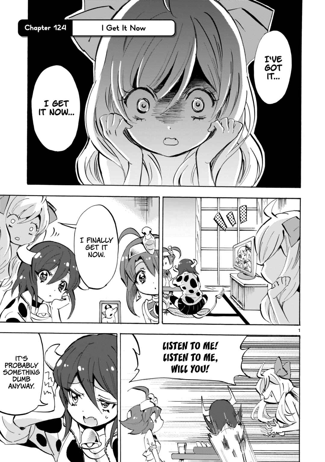 Page 1 Chapter 124 Jashin-chan Dropkick