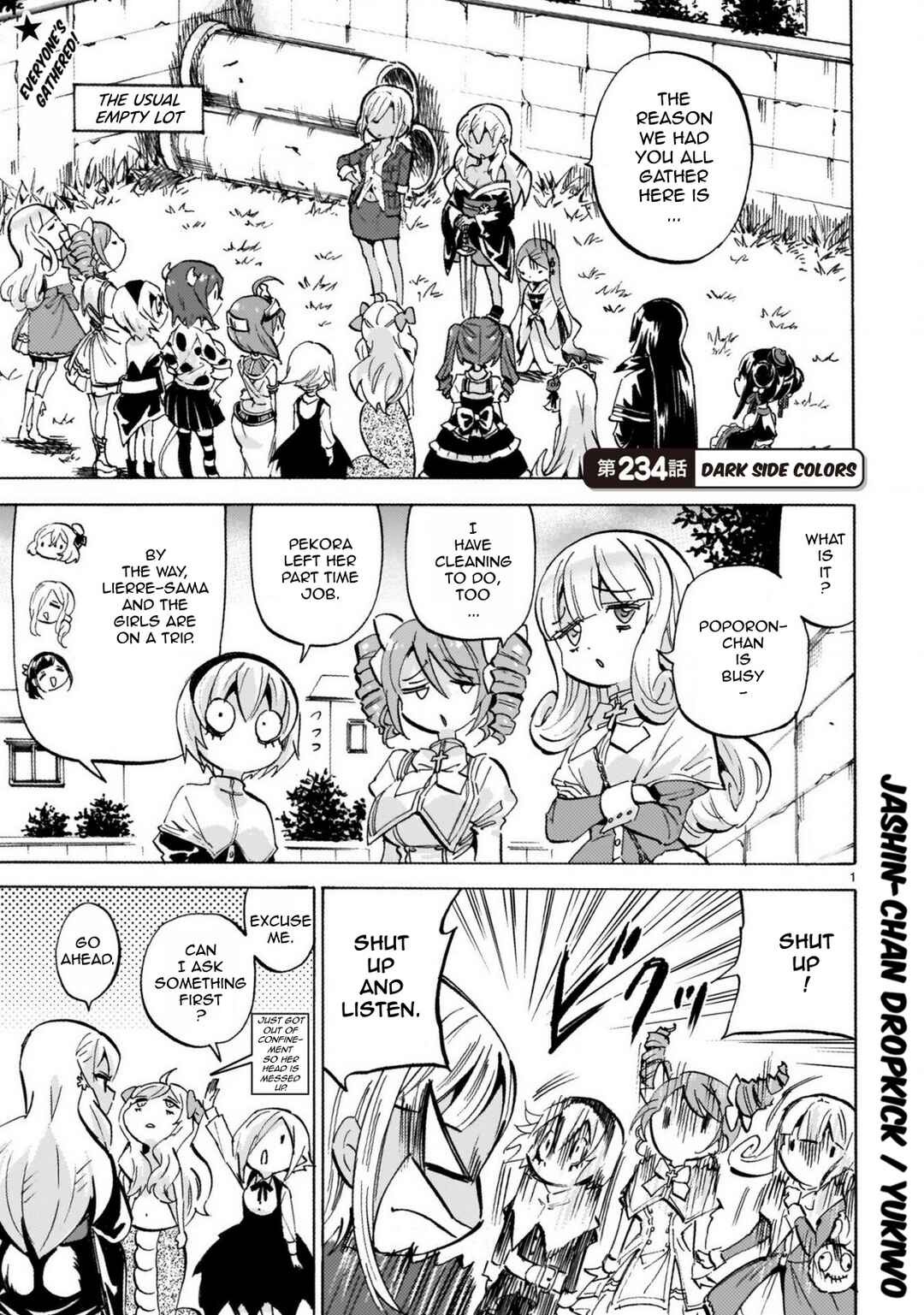 Page 1 Chapter 239 Jashin-chan Dropkick