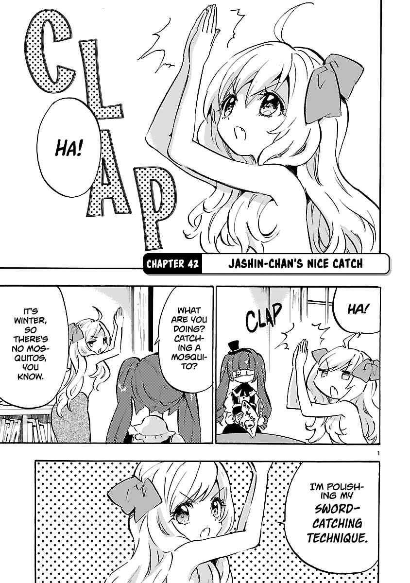 Page 1 Chapter 42 Jashin-chan Dropkick