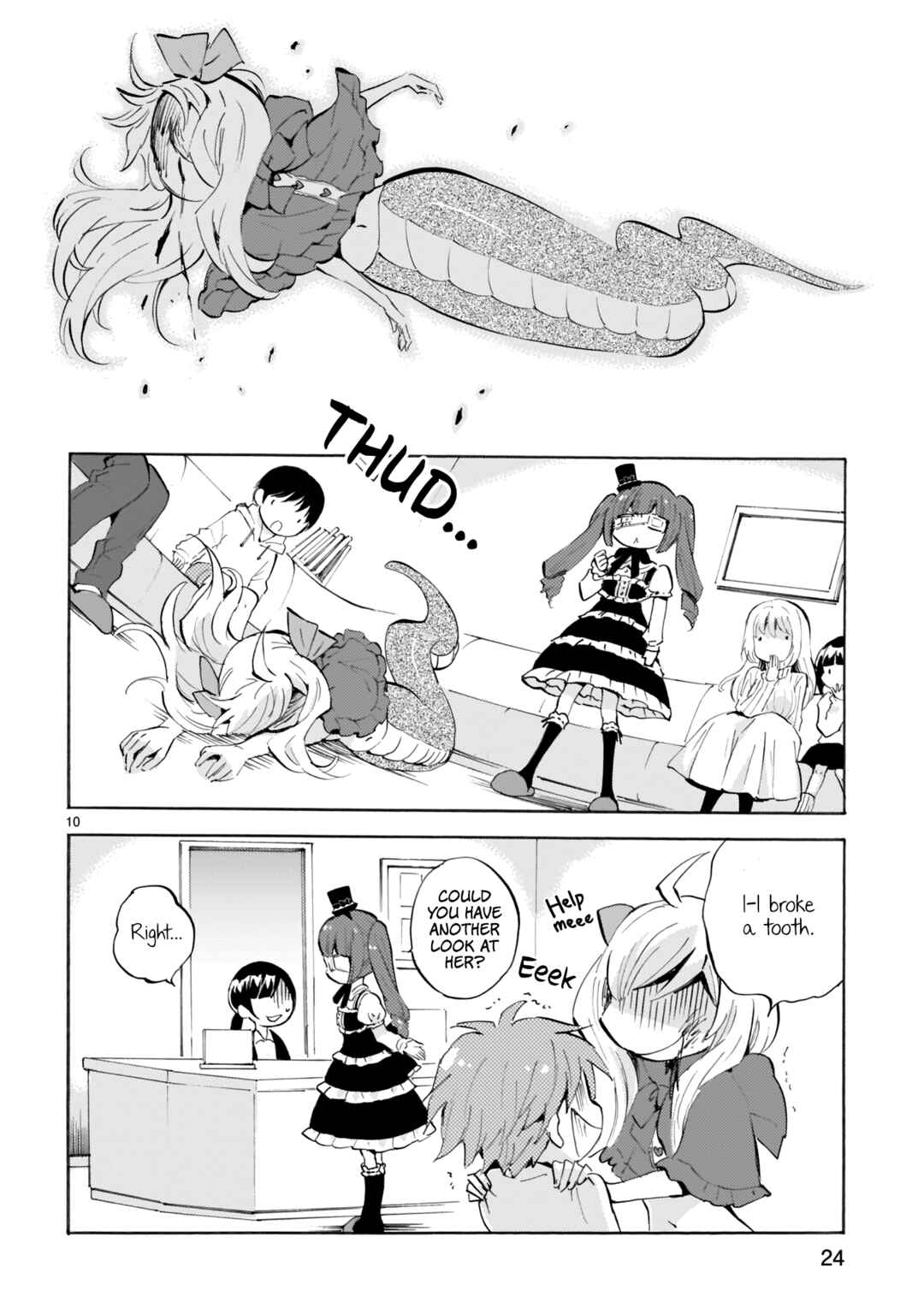 Page 10 Chapter 110 Jashin-chan Dropkick