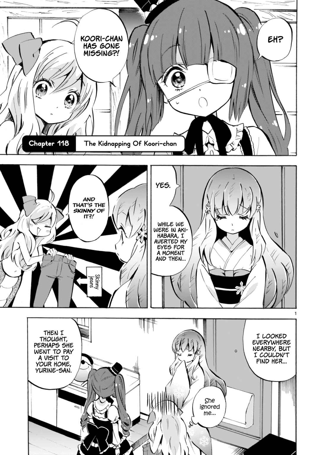 Page 1 Chapter 118 Jashin-chan Dropkick
