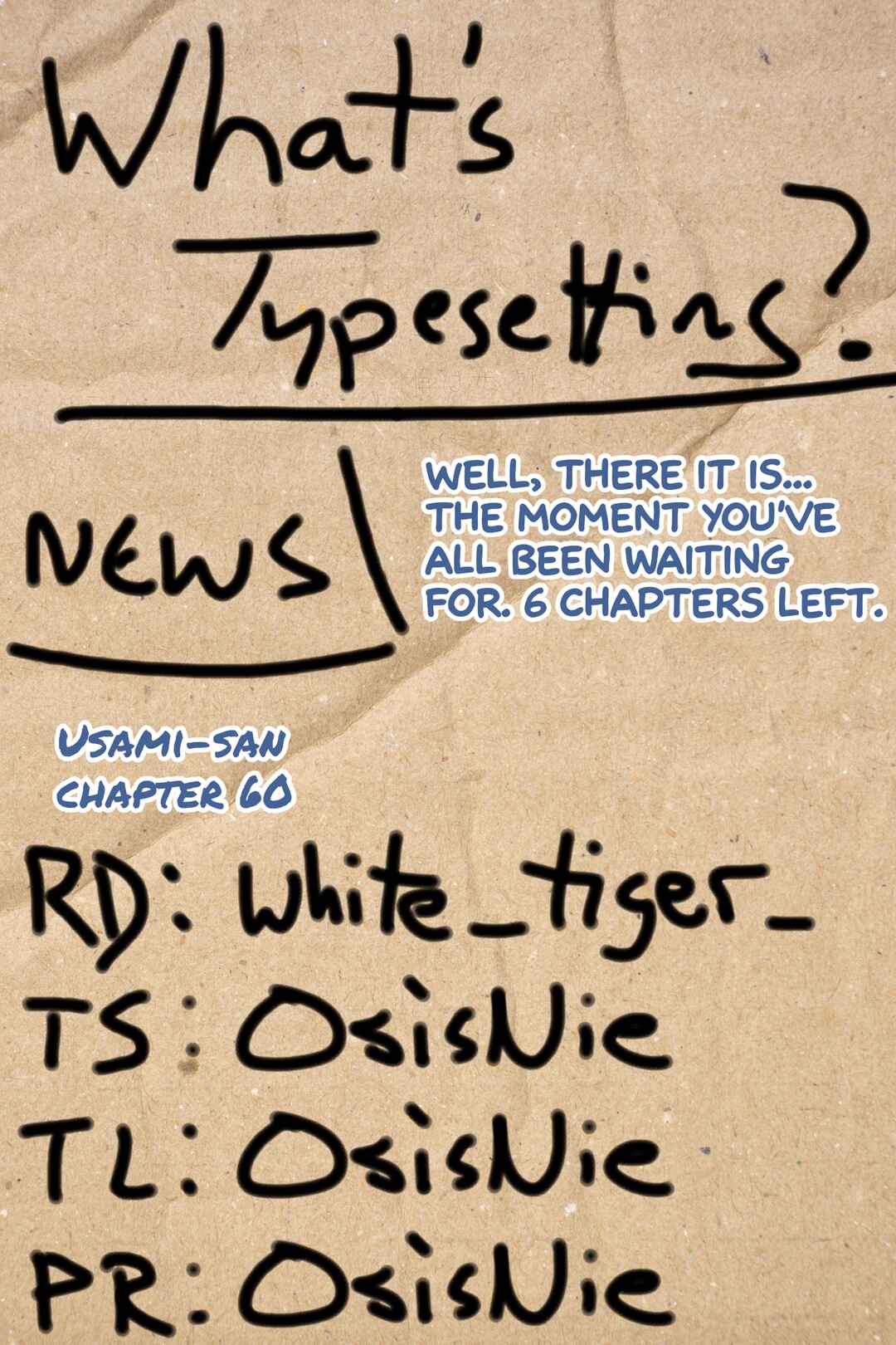 Page 11 Chapter 60 Usami-san wa Kamawaretai!